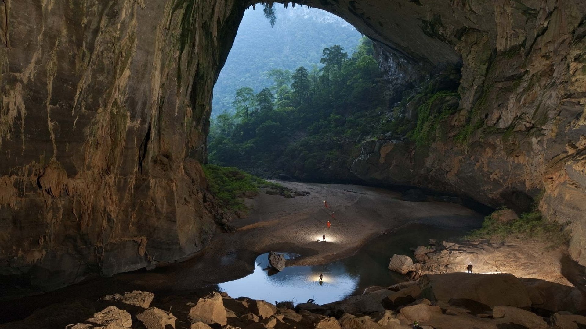 Nature Son Doong Cave HD Wallpaper
