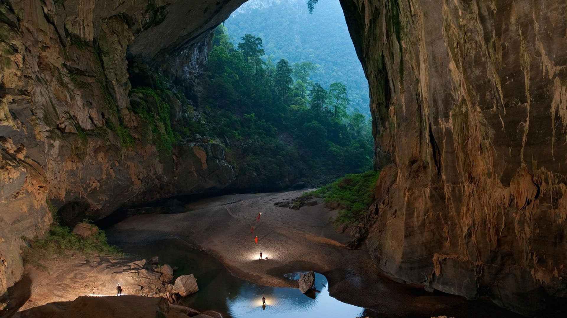 Nature Son Doong Cave HD Wallpaper