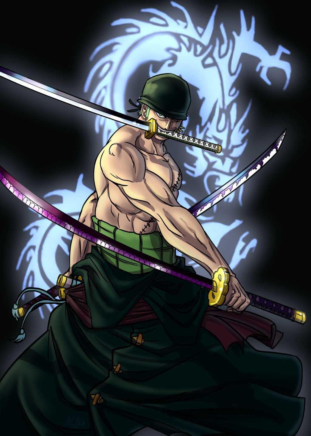 Zoro King Of Hell Wallpaper