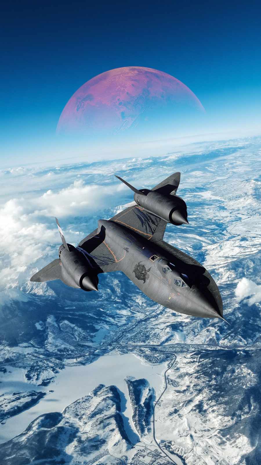 US Army SR 71 Stealth Aircraft Wallpaper, iPhone Wallpaper