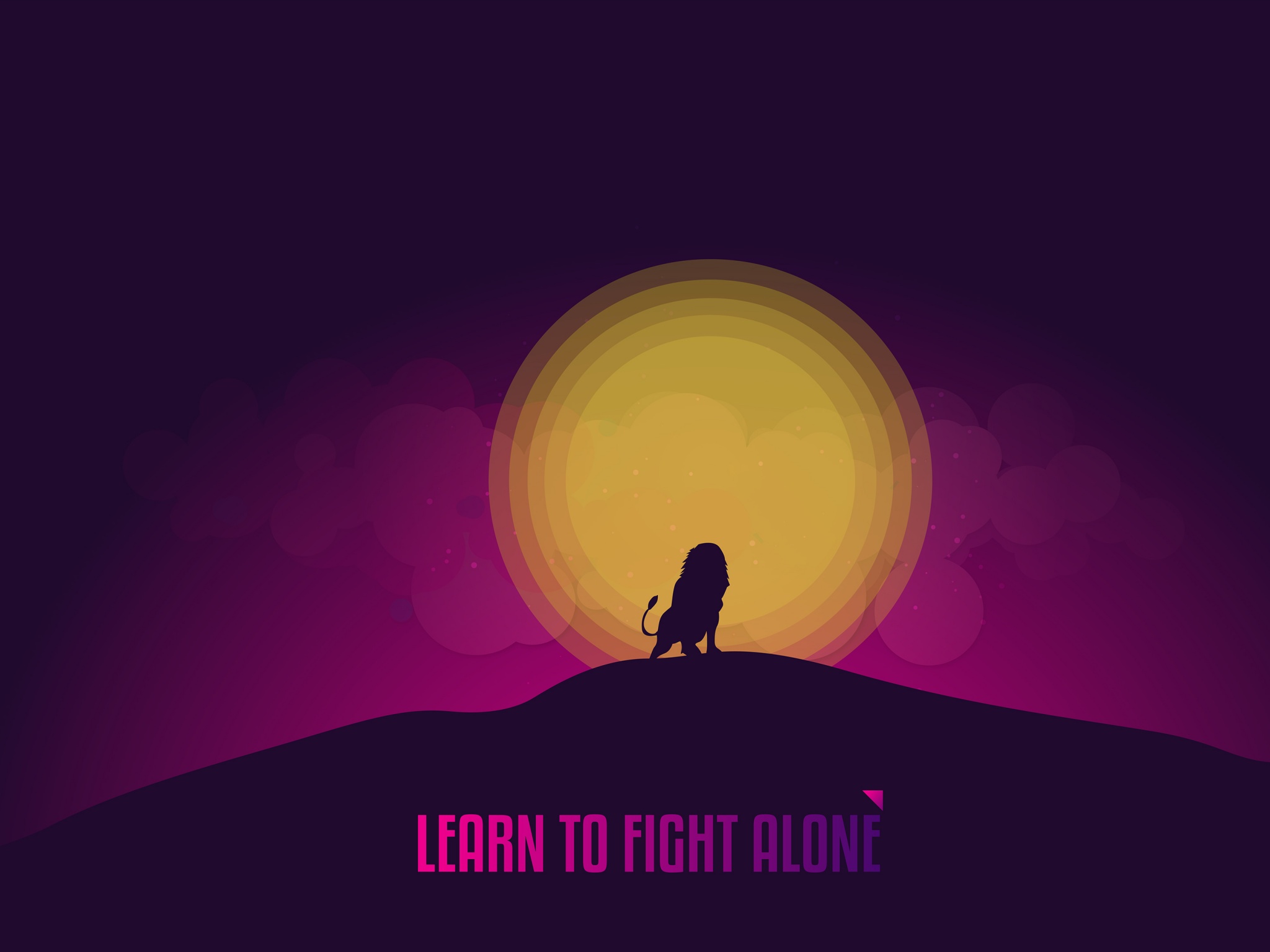 Learn to Fight Alone Wallpaper 4K, Popular quotes