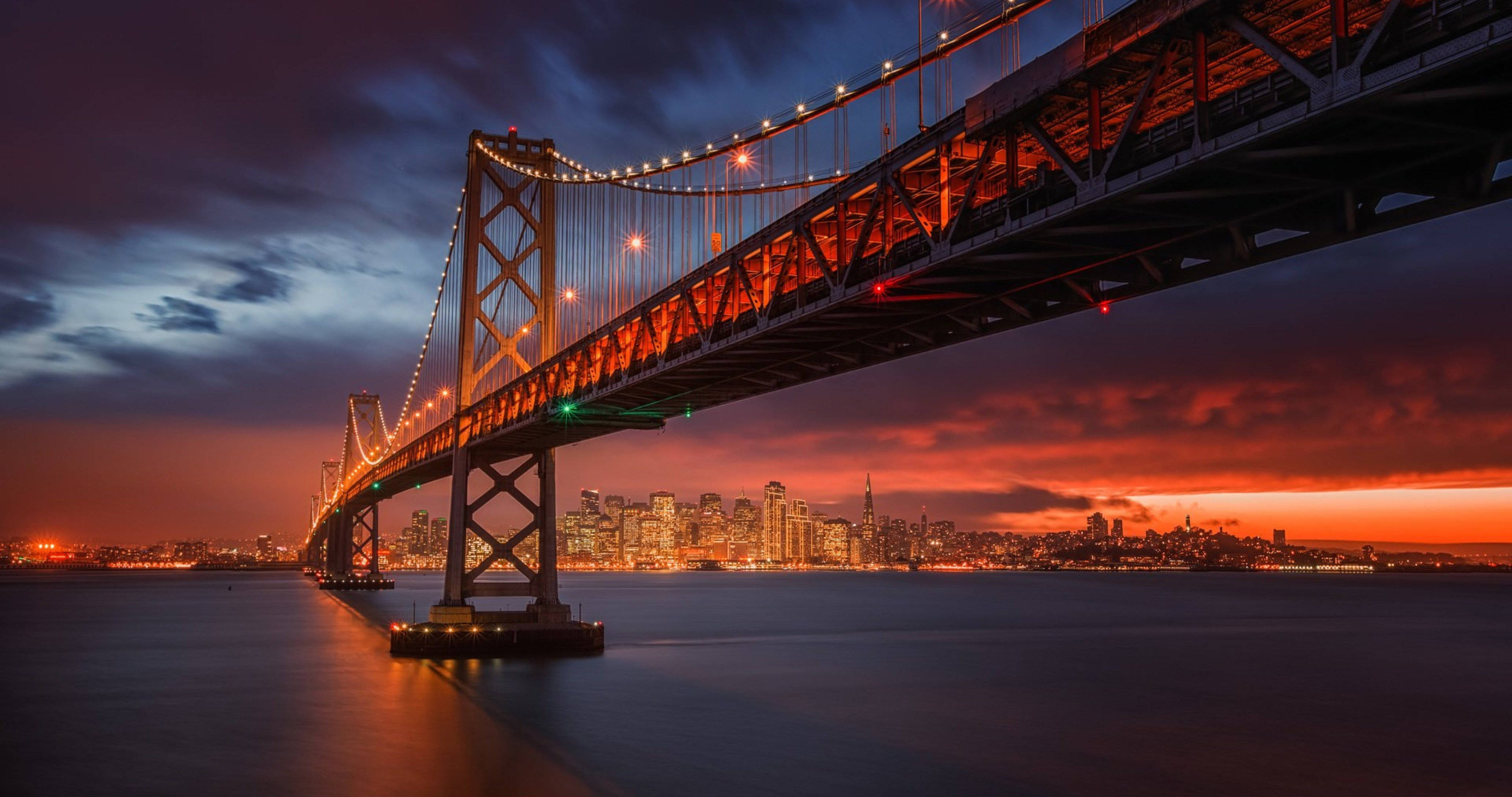 Download San Francisco 4K Golden Gate Bridge Panorama Wallpaper