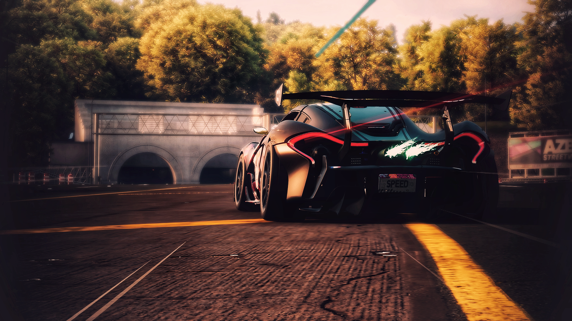 Wallpaper, Need for Speed, Need for speed Unbound, edit, CGI, race cars, car park, 4K gaming, video game characters, palace, drift, EA Games, video games, criterion games, night, taillights, street light