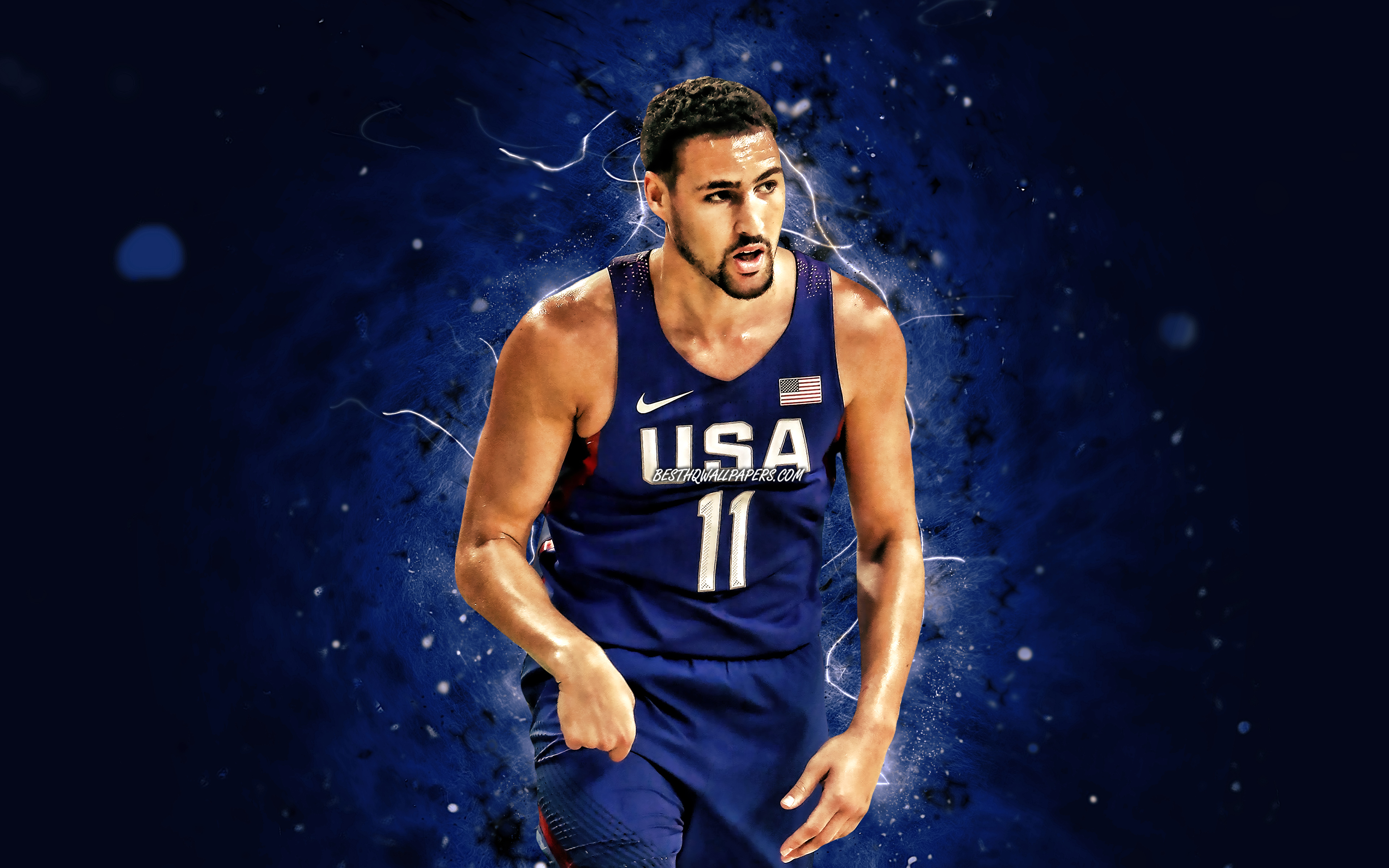 Баскетболист Klay Thompson фото.