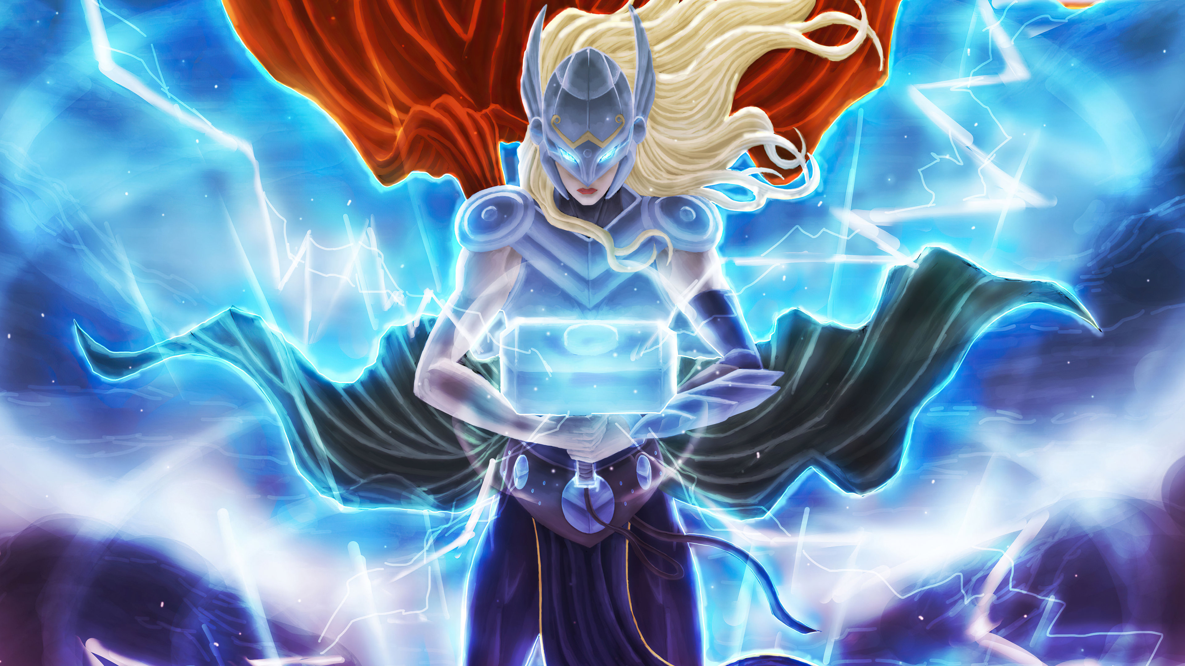 Thor 4K, Jane Foster, Marvel Comics Gallery HD Wallpaper