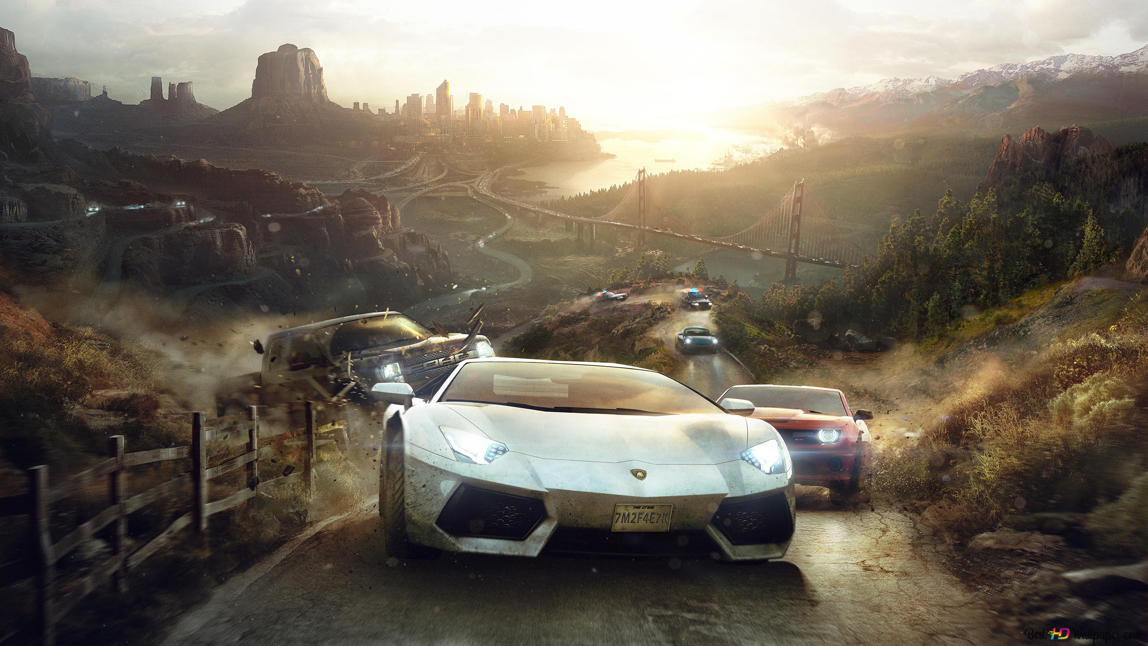 The Crew game racing cars 4K wallpaper download