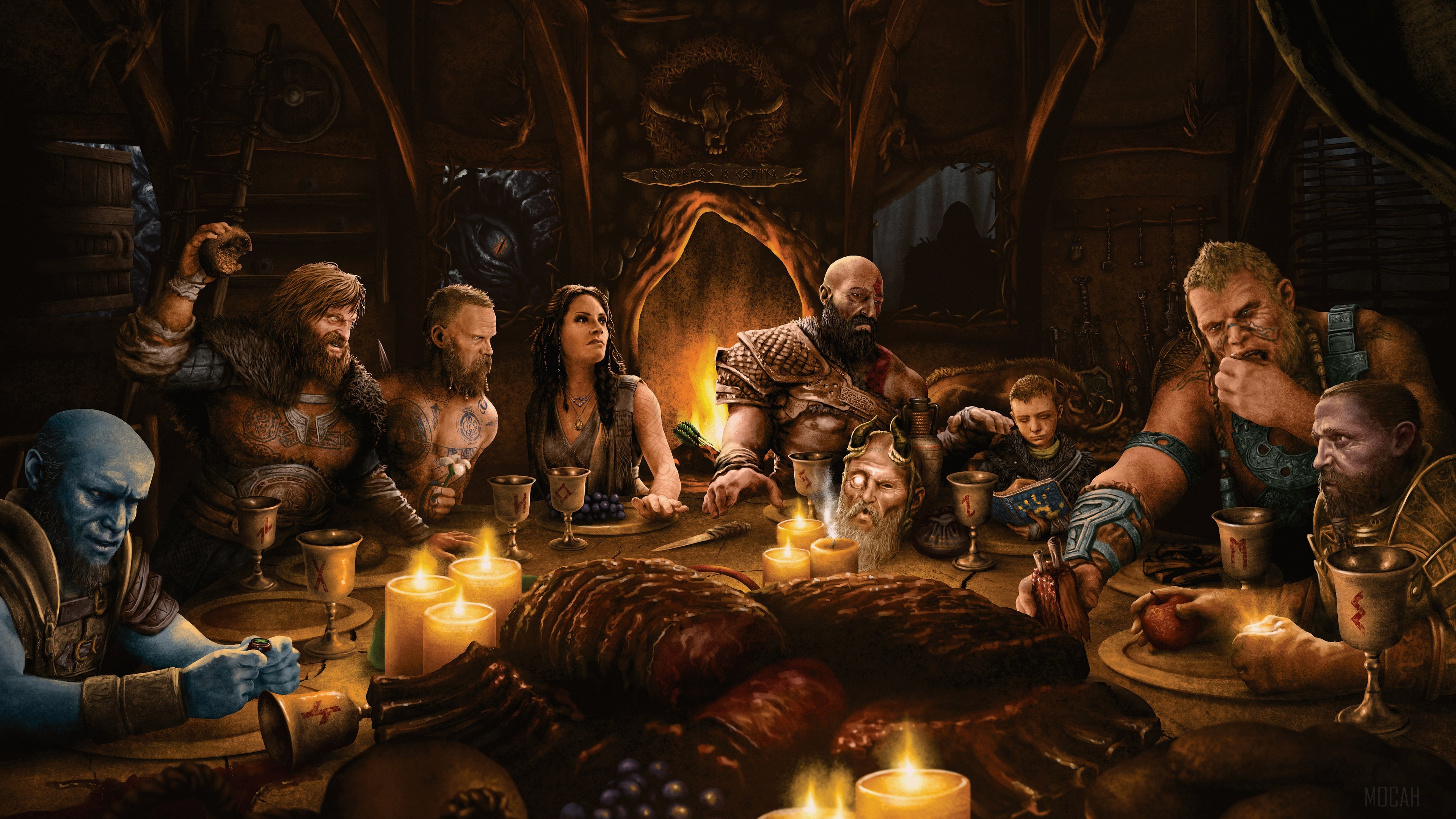 God of War, Kratos 4k Gallery HD Wallpaper