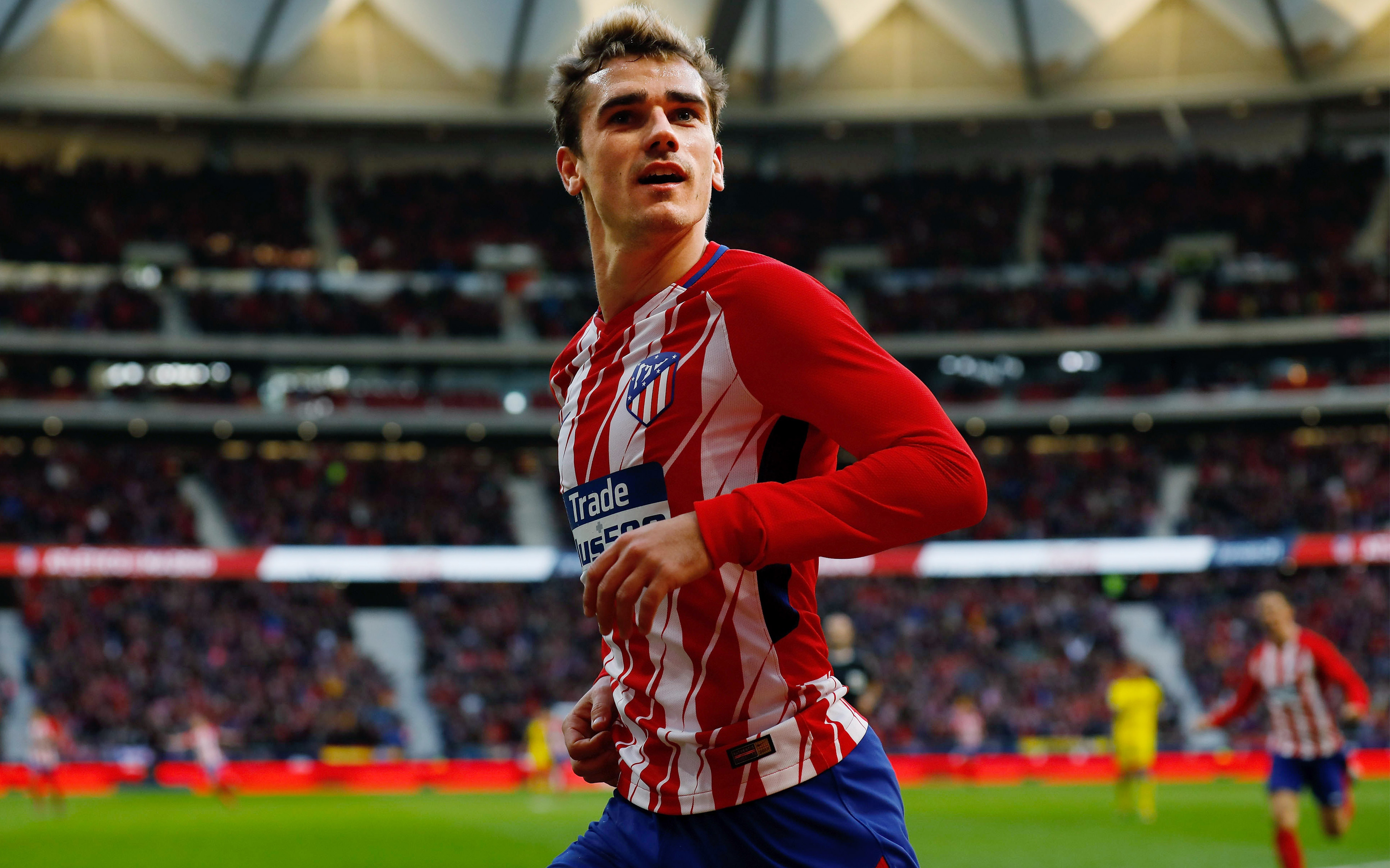 HD desktop wallpaper: Sports, Soccer, Antoine Griezmann, Atlético Madrid download free picture