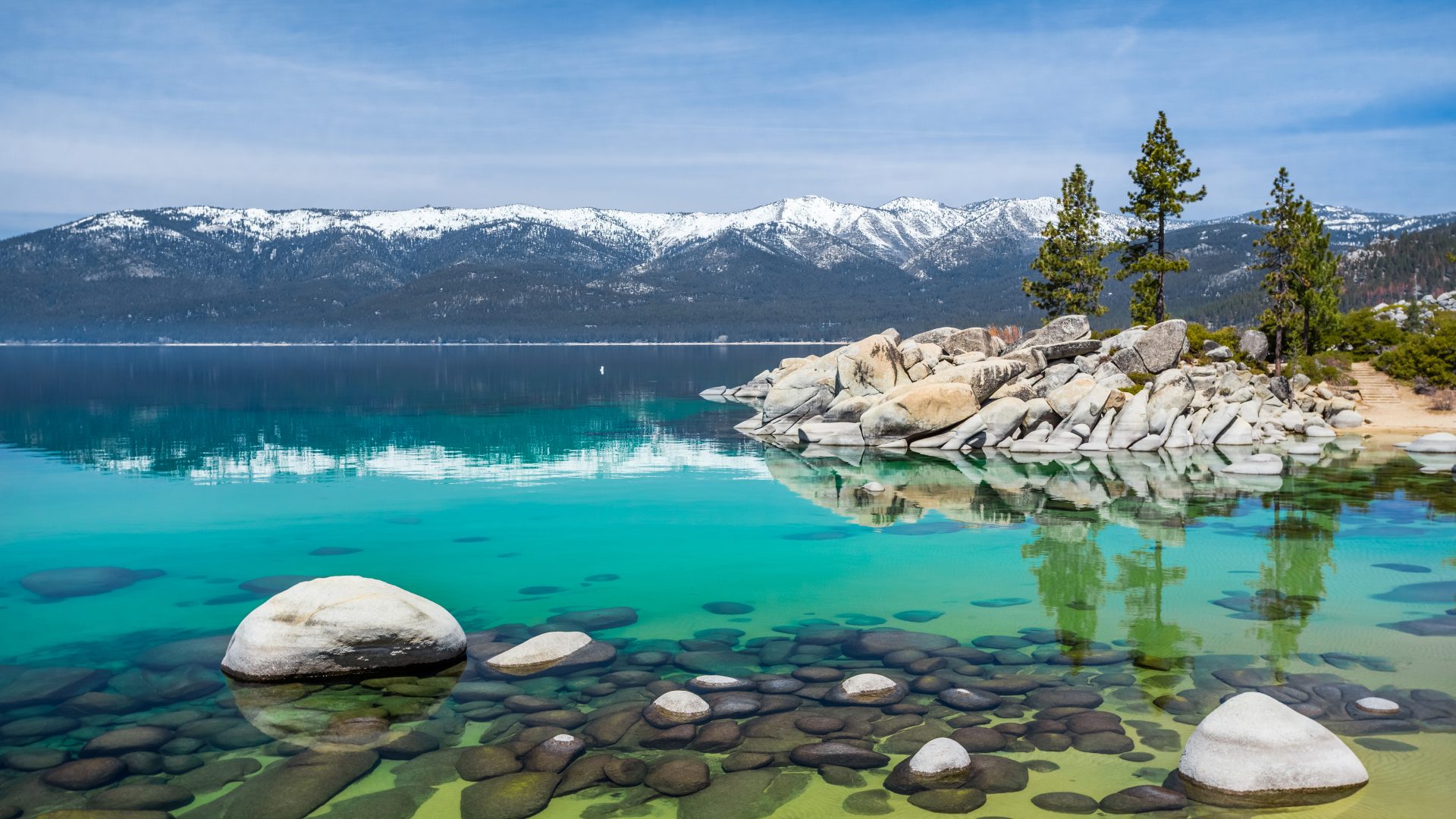 Lake Tahoe In October Nevada United States