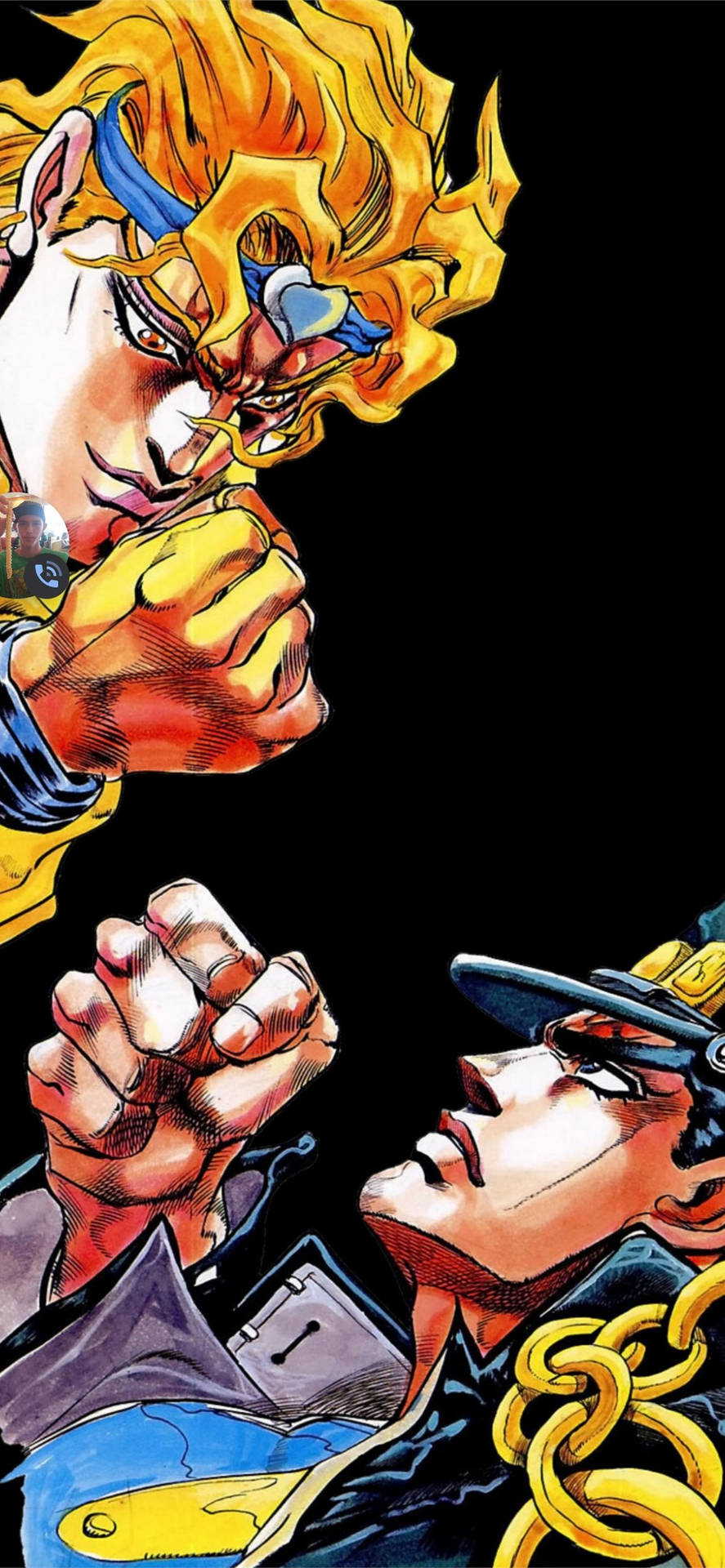Download Dio And Kujo Jojo iPhone Wallpaper