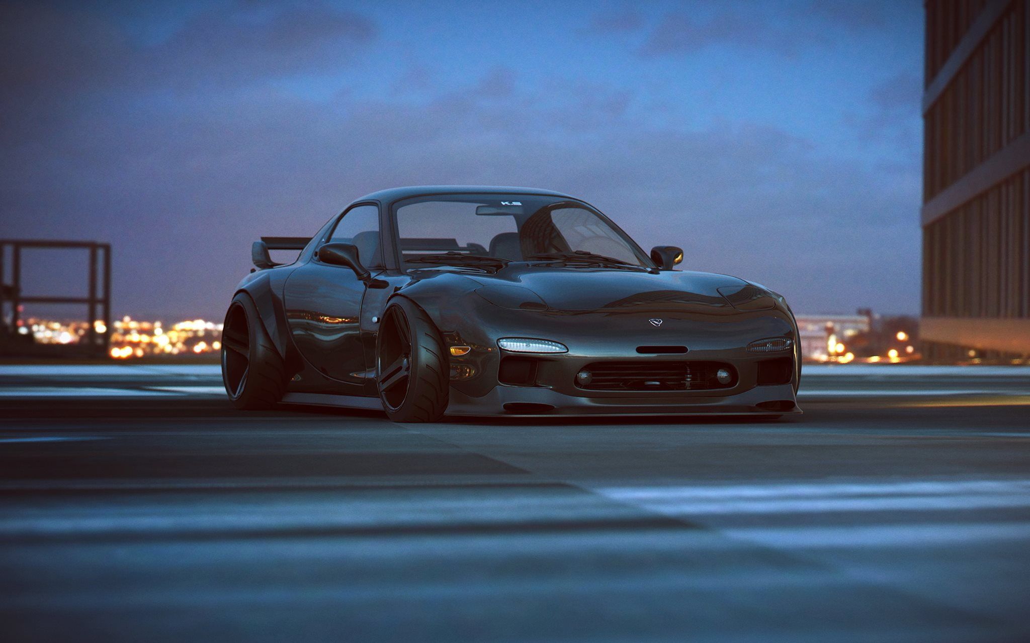 Mazda #Car #RX 7 #Tuning #Future By Khyzyl Saleem P #wallpaper #hdwallpaper #desktop. Supercars, Mazda, Voiture