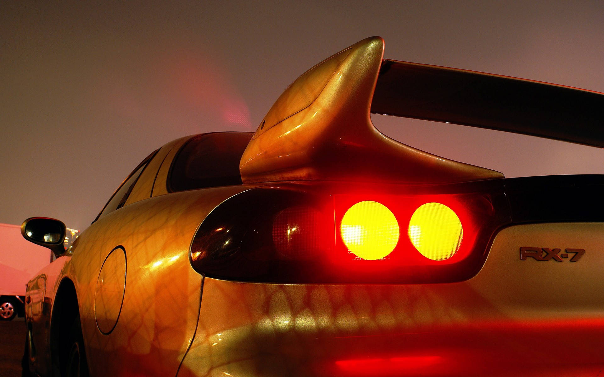 Download Yellow Rx7 Tail Light Wallpaper