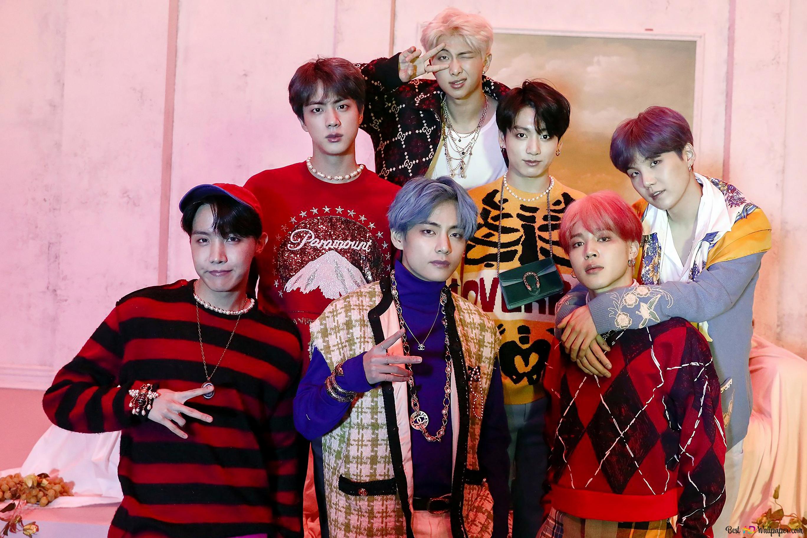 BTS [Bangtan Boys] Members in 'Map of The Soul: Persona' MV Photohoot 4K wallpaper download