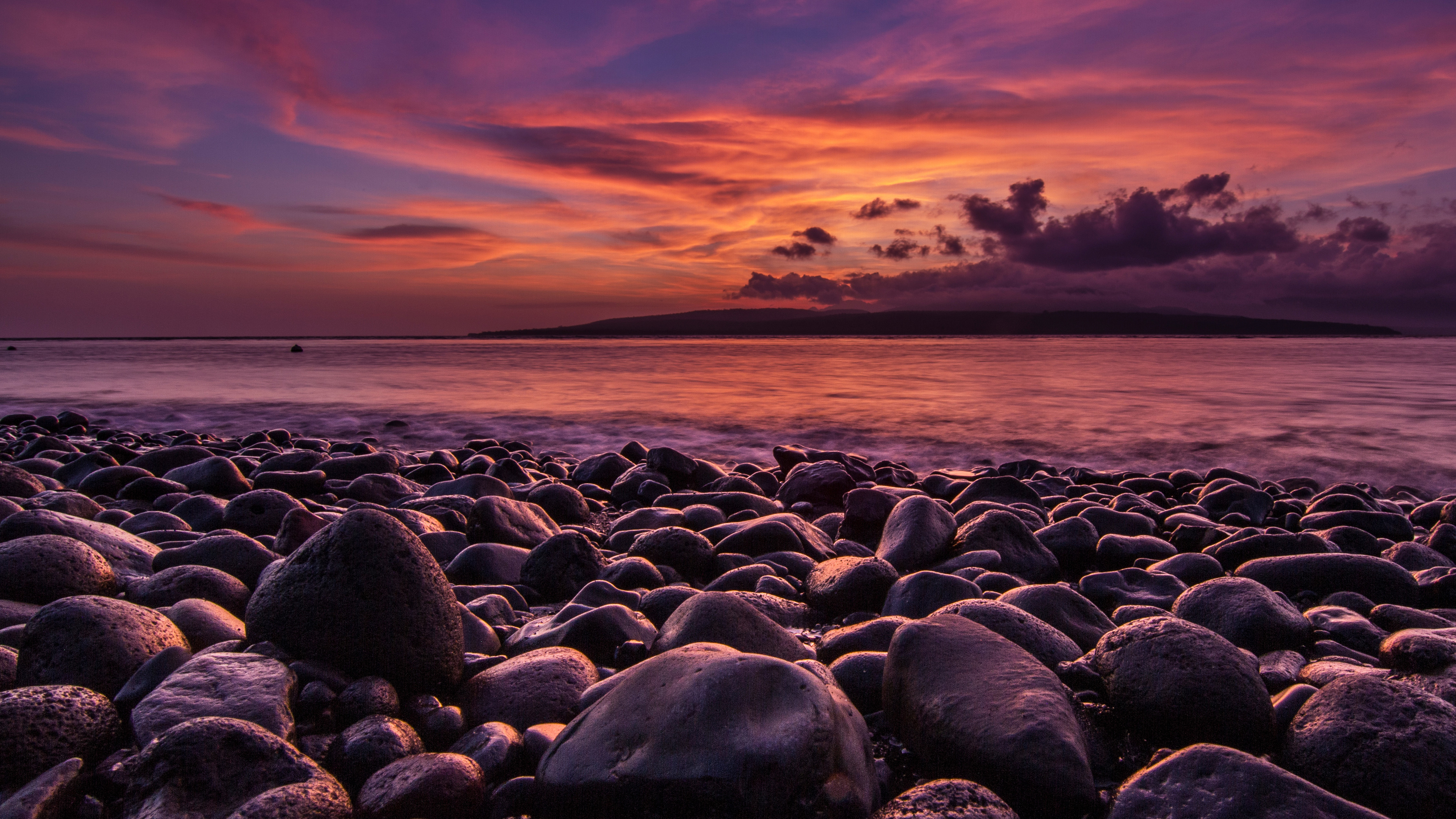 Wallpaper 4k Rocks Sea Outdoors 4k Wallpaper