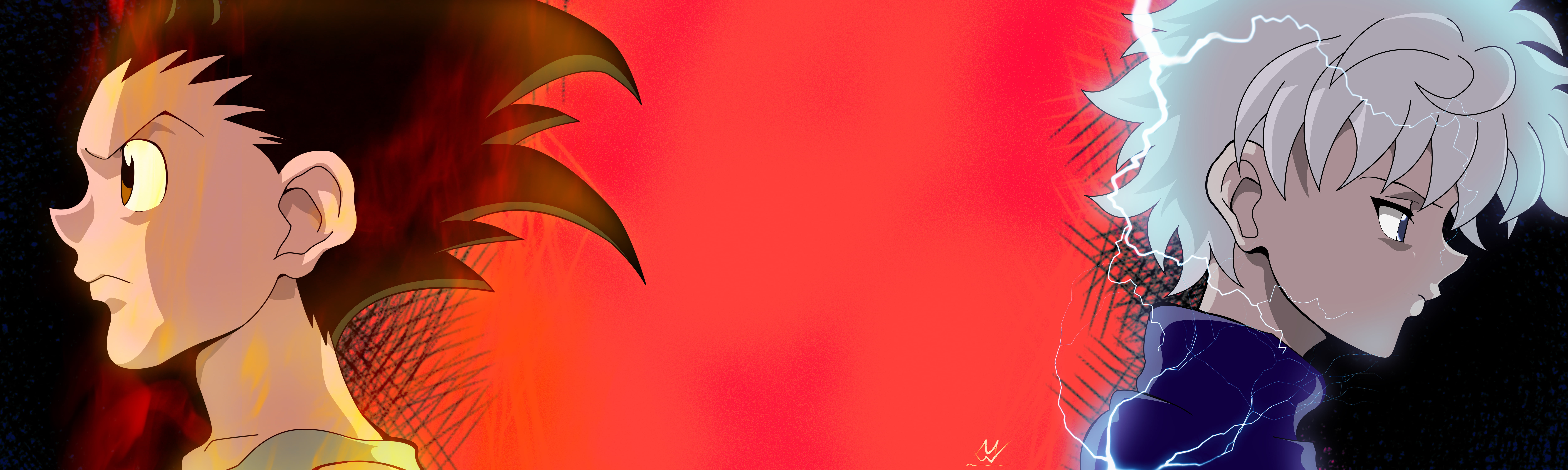 Wallpaper / 4K, HunterXHunter, Killua Zoldyck, Gon cs free download