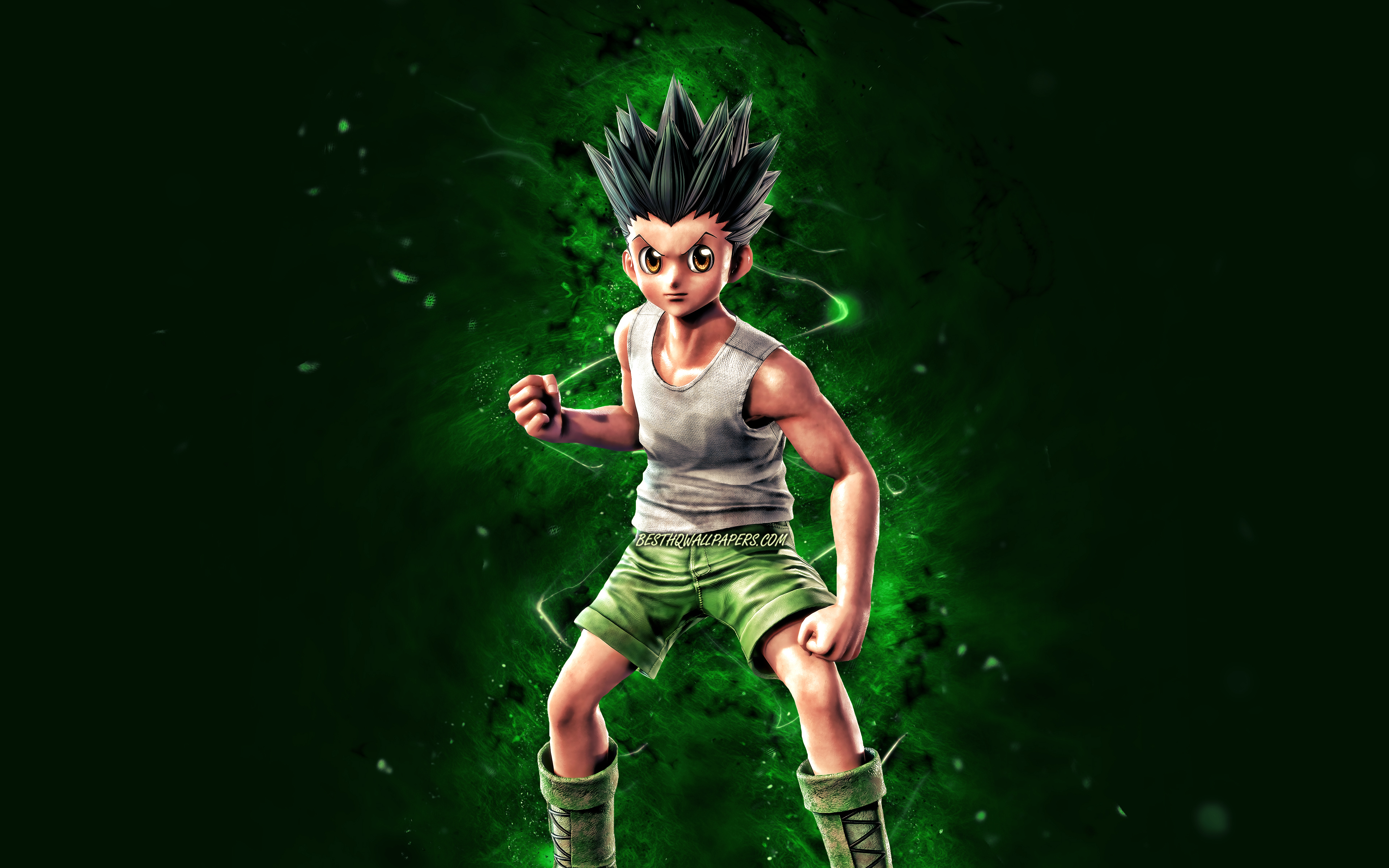 Гон 9. Гон Фрикс. Гон Фрикс обои. Обои Gon Hunter x Hunter.