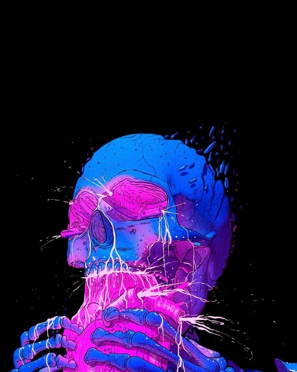 Get the We Heart It app!. Neon background, Neon wallpaper, Neon light wallpaper