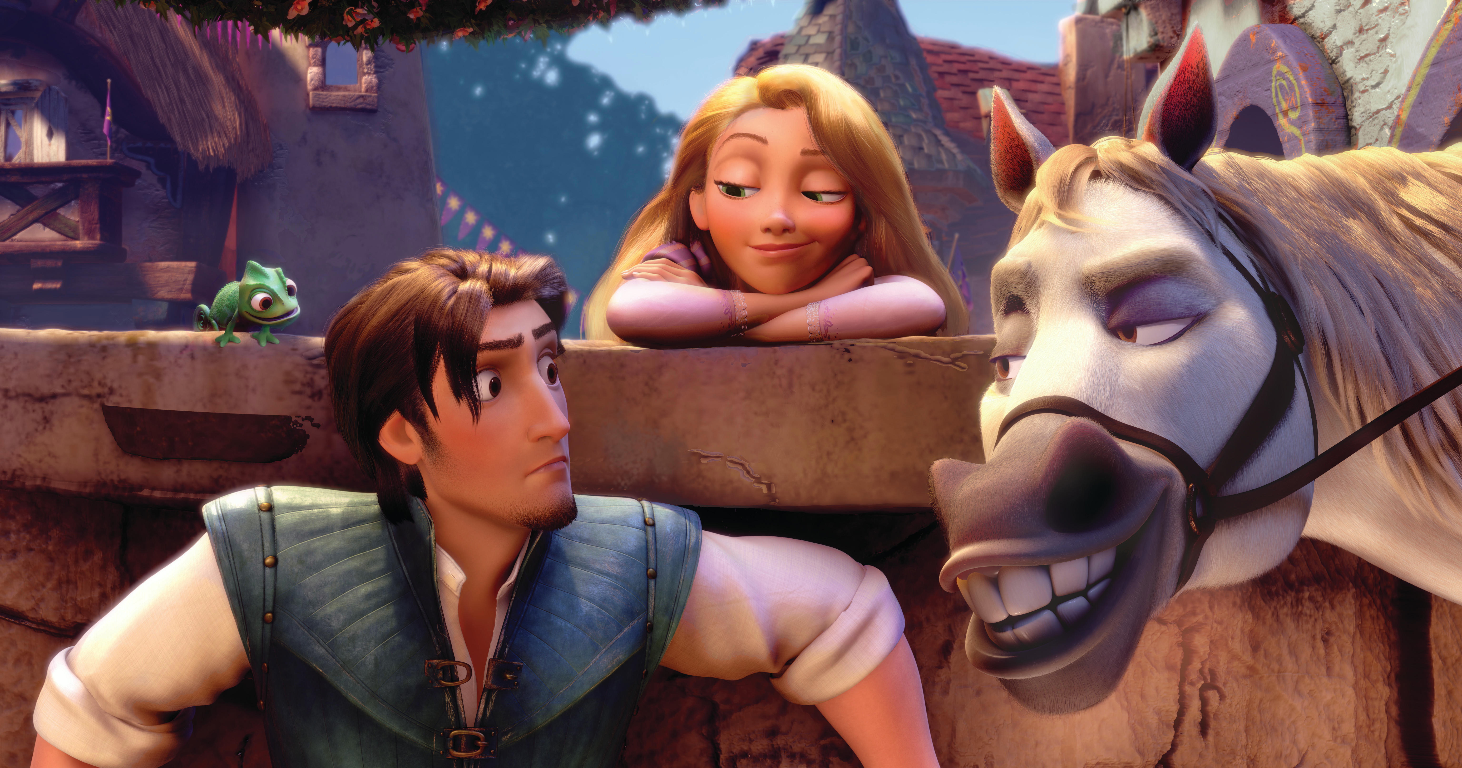 Flynn Rider Rapunzel Movie Tangled 4k