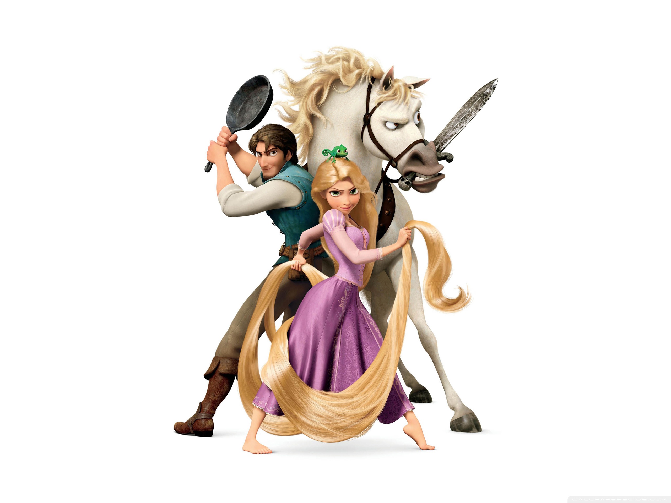 Tangled Disney Rapunzel And Flynn Ryder Ultra HD Desktop Background Wallpaper for 4K UHD TV, Widescreen & UltraWide Desktop & Laptop, Tablet