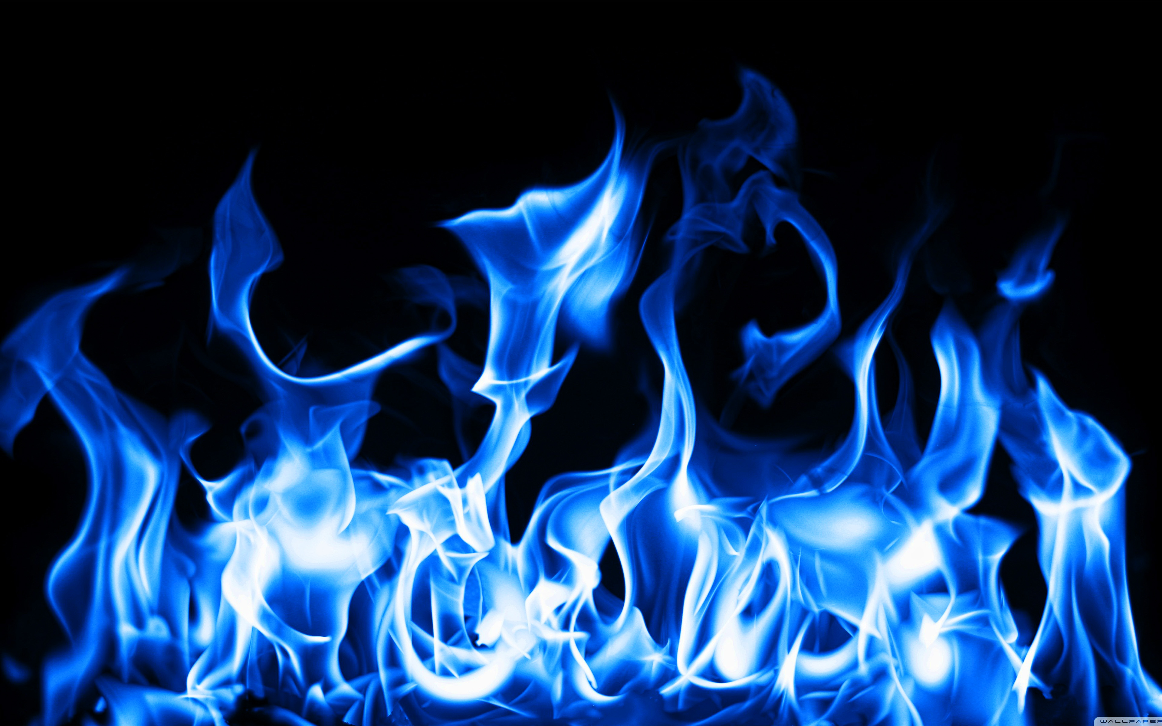 Download wallpaper blue fire, 4k, fire flames, fire textures, background with fire, blue burning background, fire for desktop with resolution 3840x2400. High Quality HD picture wallpaper