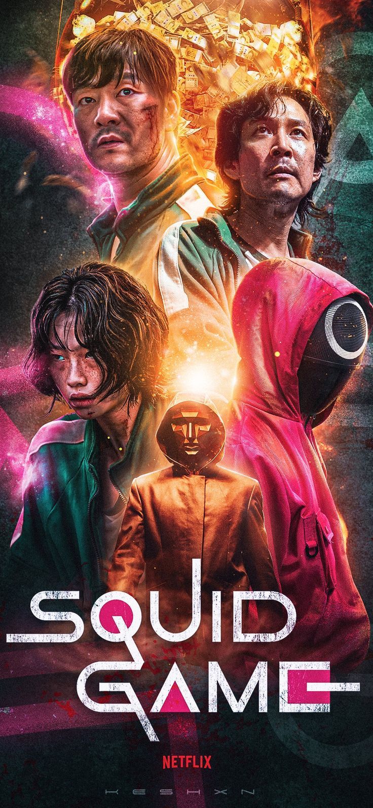 Squid Game Wallpaper. Squid games, Wallpaper, iPhone wallpaper