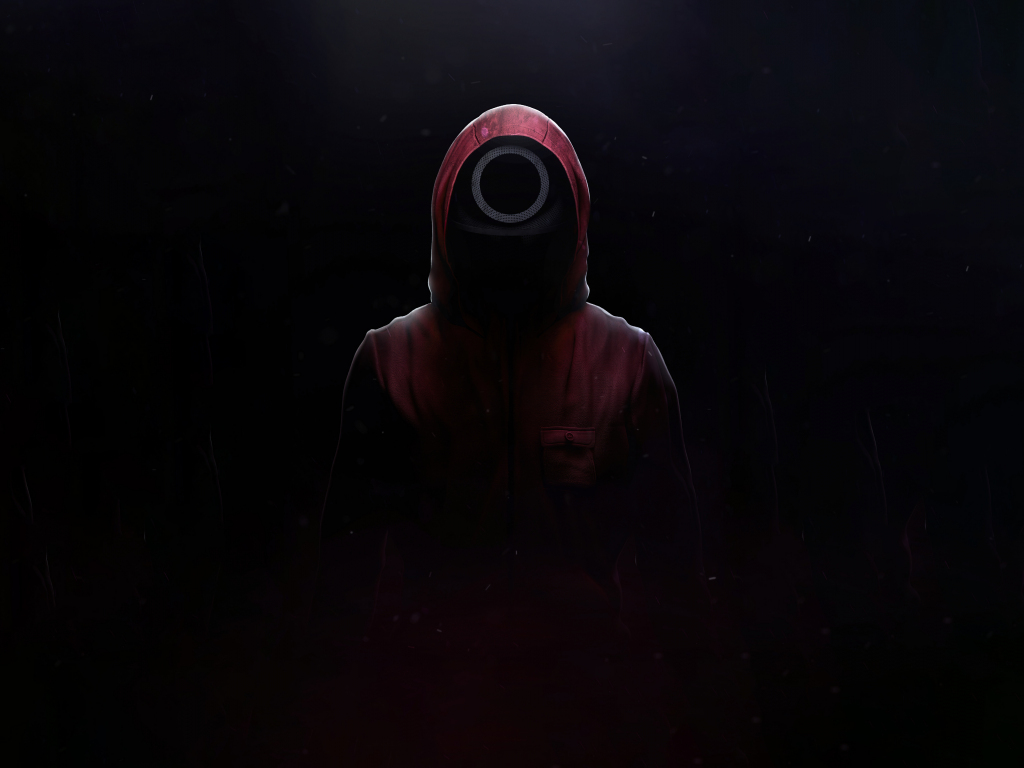 Wallpaper squid game, tv show, fan art, poster, minimal desktop wallpaper, HD image, picture, background, 269acc