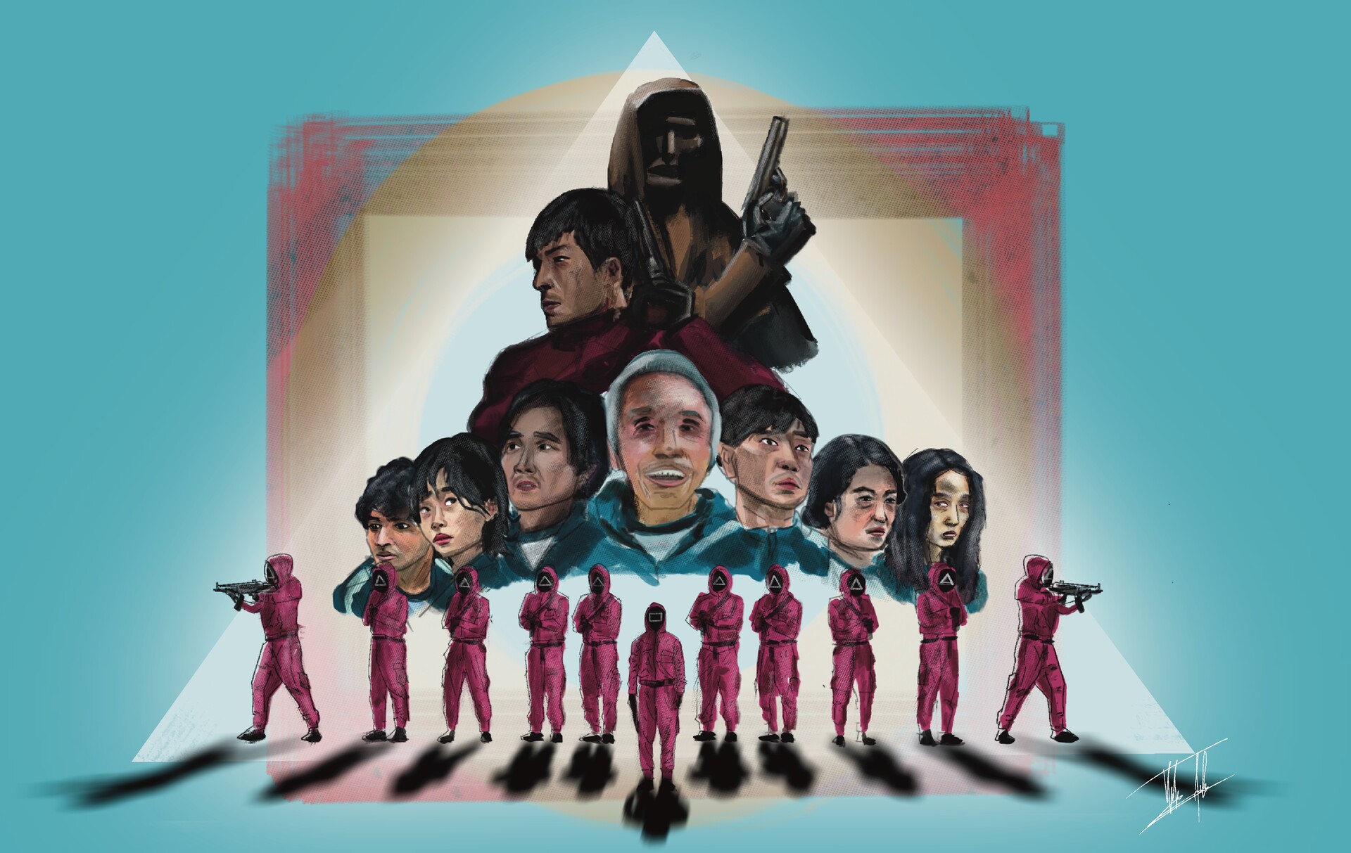 Squid Game Wallpaper Art