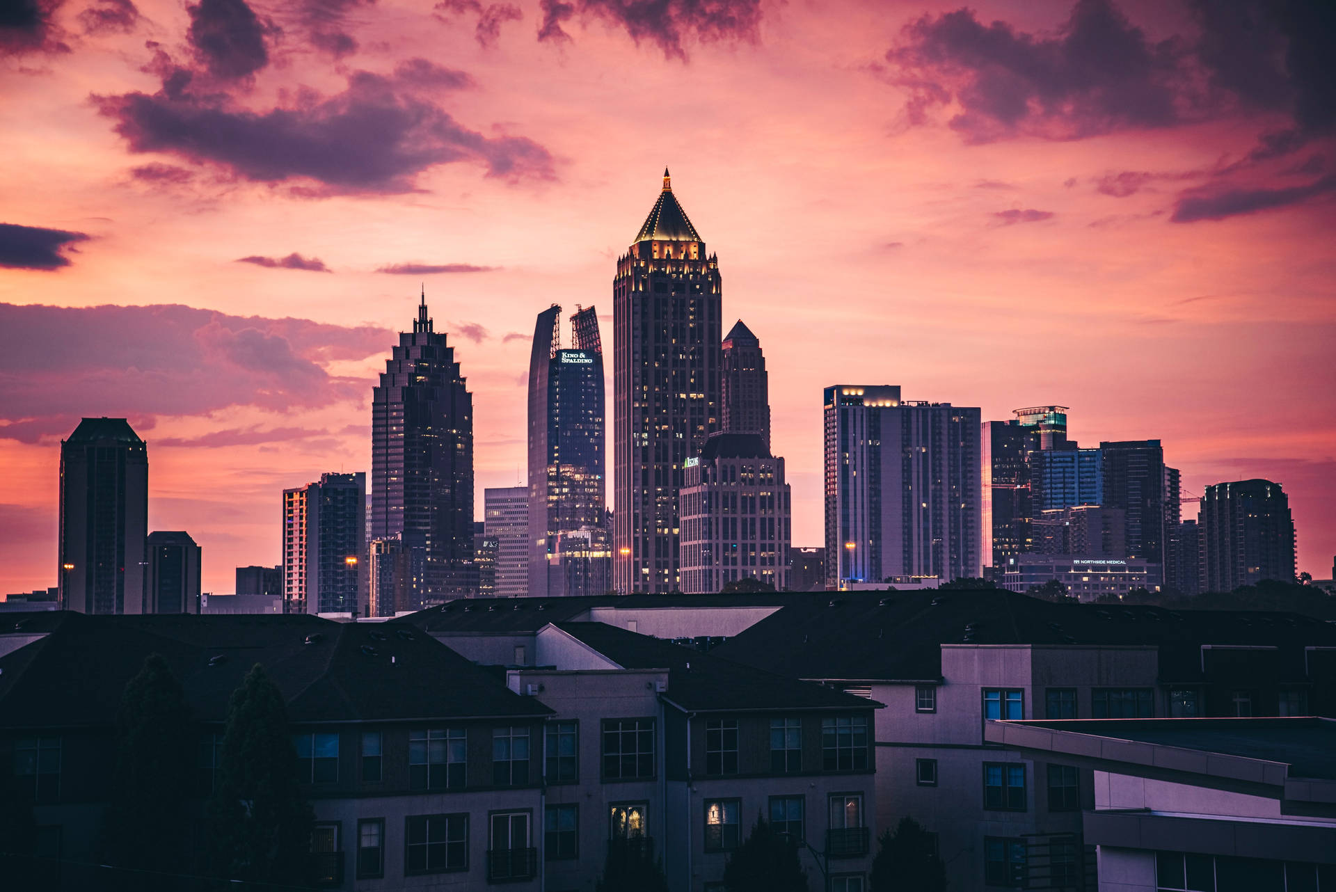 Atlanta Skyline Wallpaper