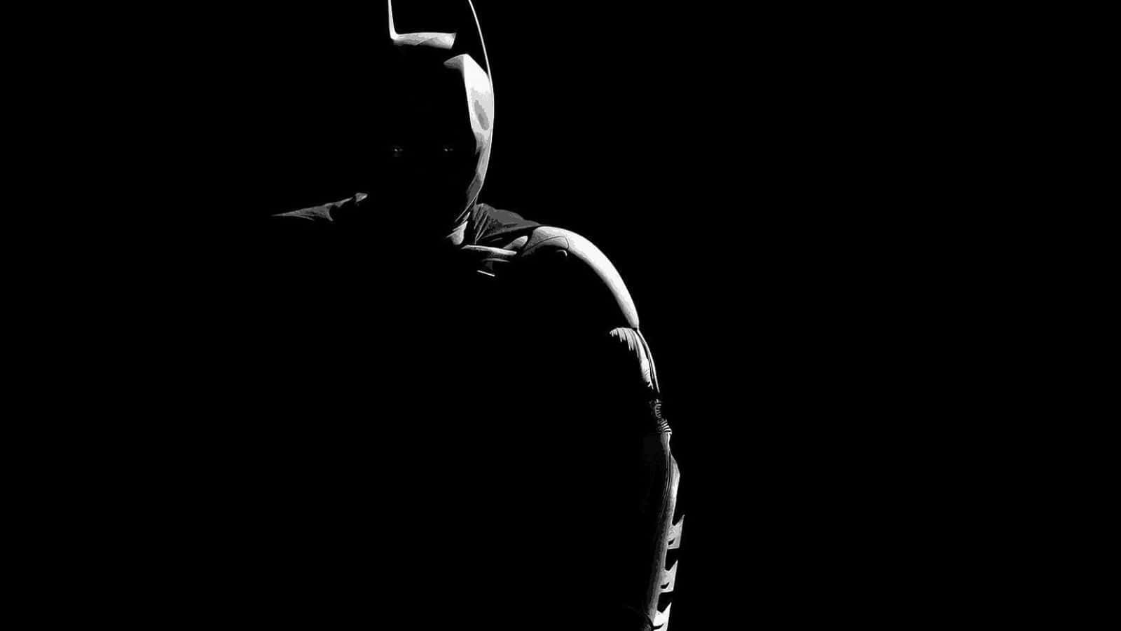 Download Mysterious Shadow of the Bat in the Moonlight Wallpaper