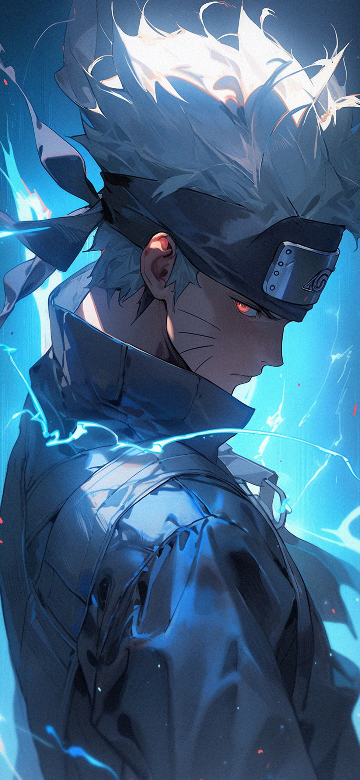 Naruto Kakashi Hatake Blue Wallpaper Wallpaper iPhone