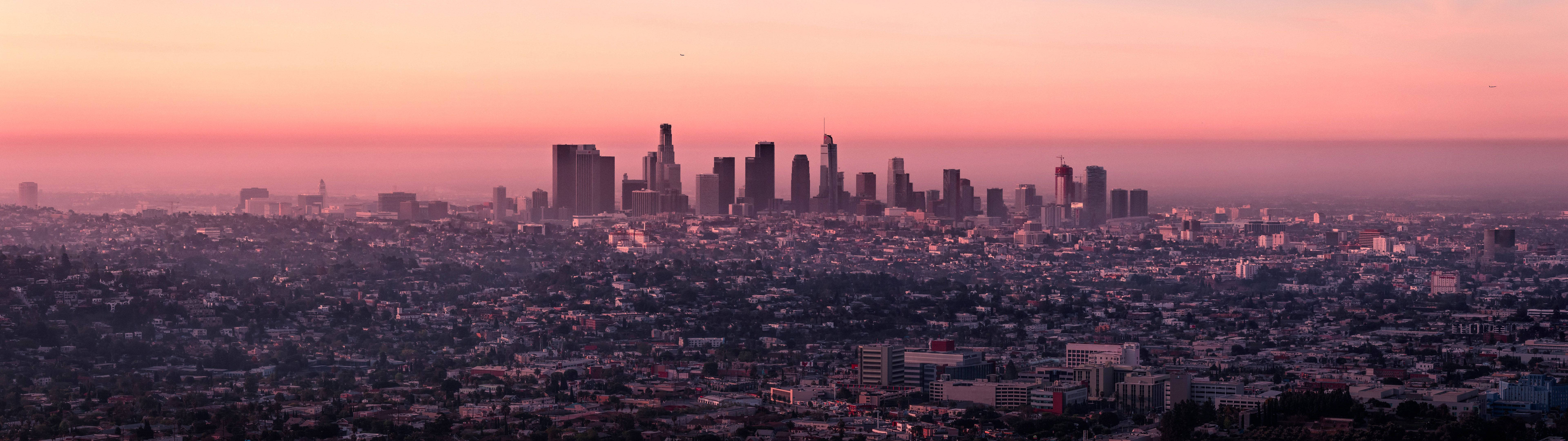 Download Panorama Of Los Angeles 4k Wallpaper