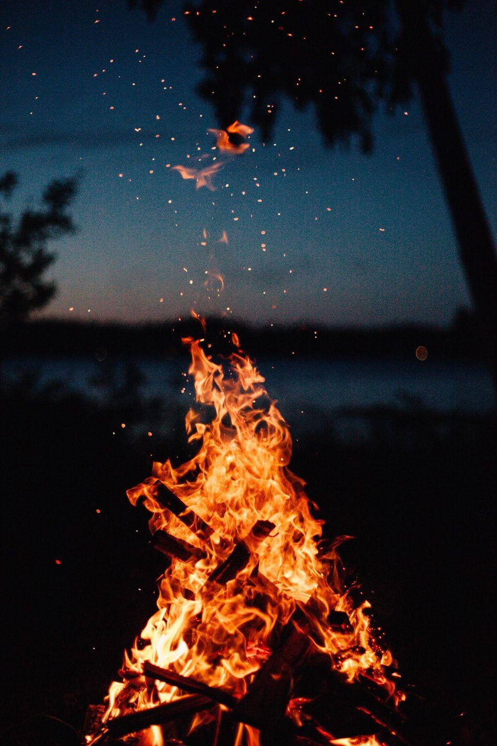 Campfire Phone Wallpaper