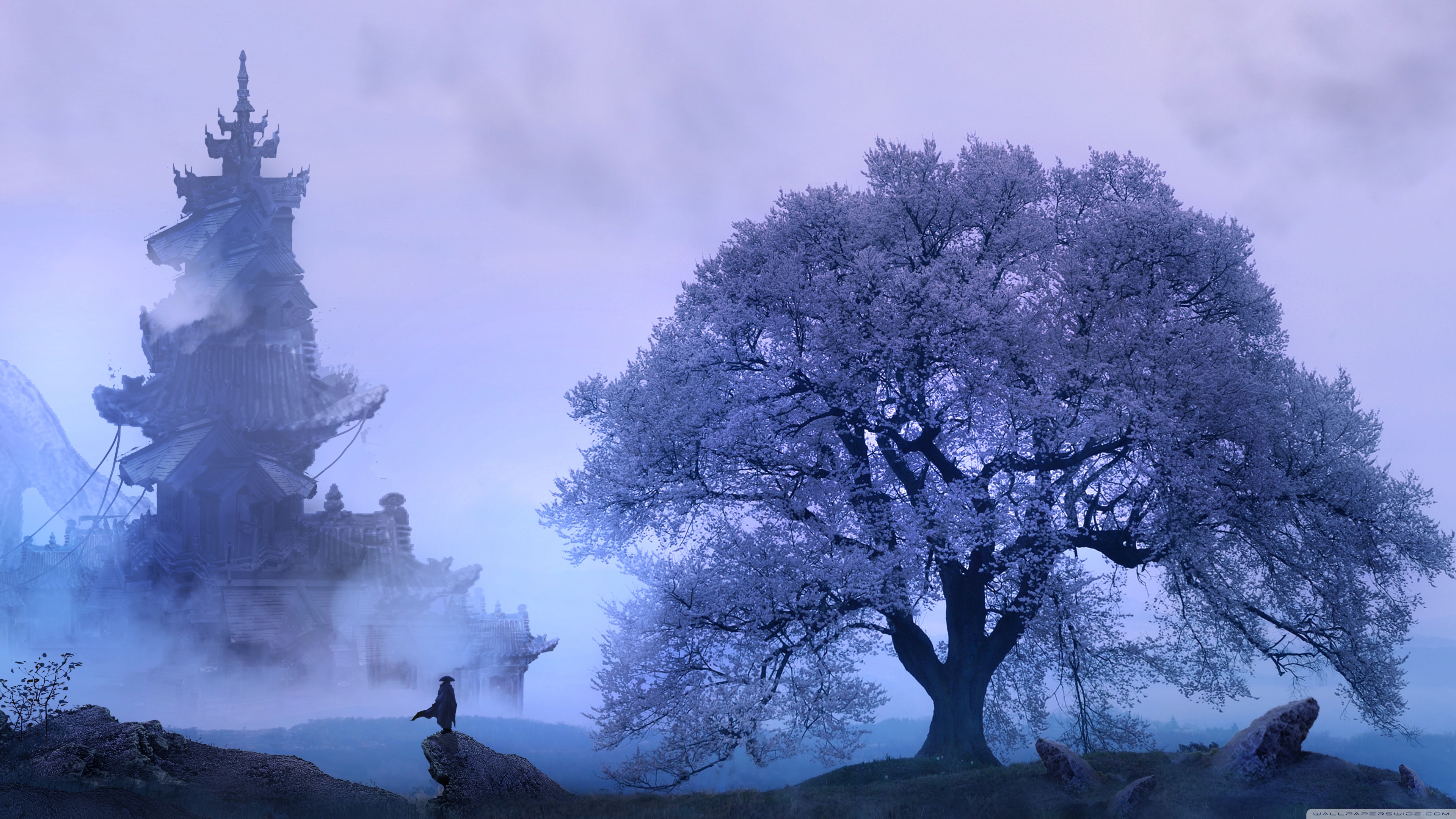 Oriental Fantasy Art Ultra HD Wallpaper