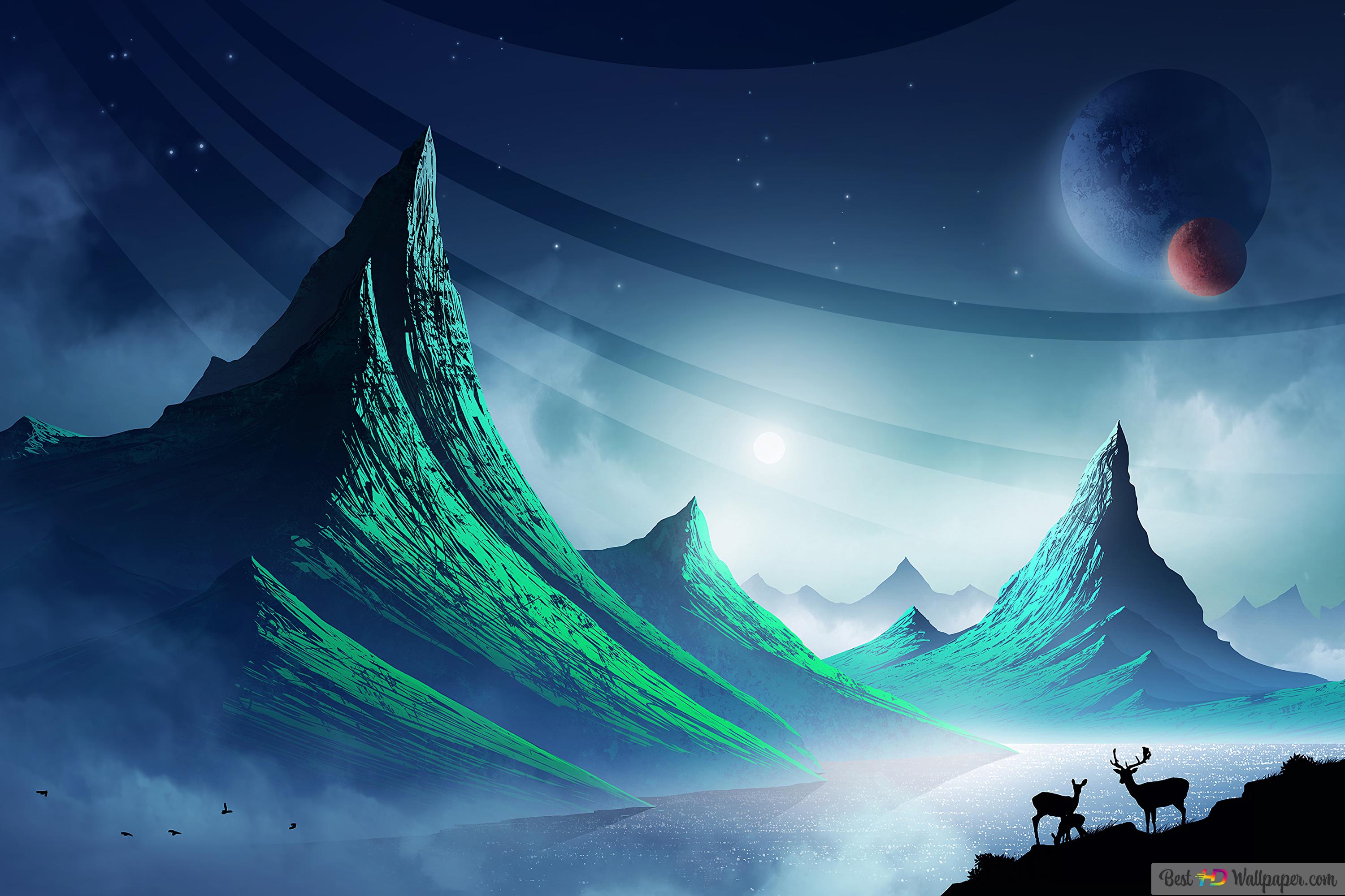 Fantasy Landscape Art 4K wallpaper download