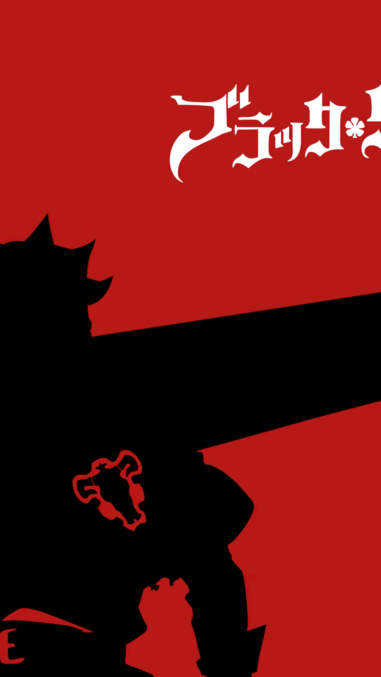 Asta Wallpaper 4K, Black Clover, Red background
