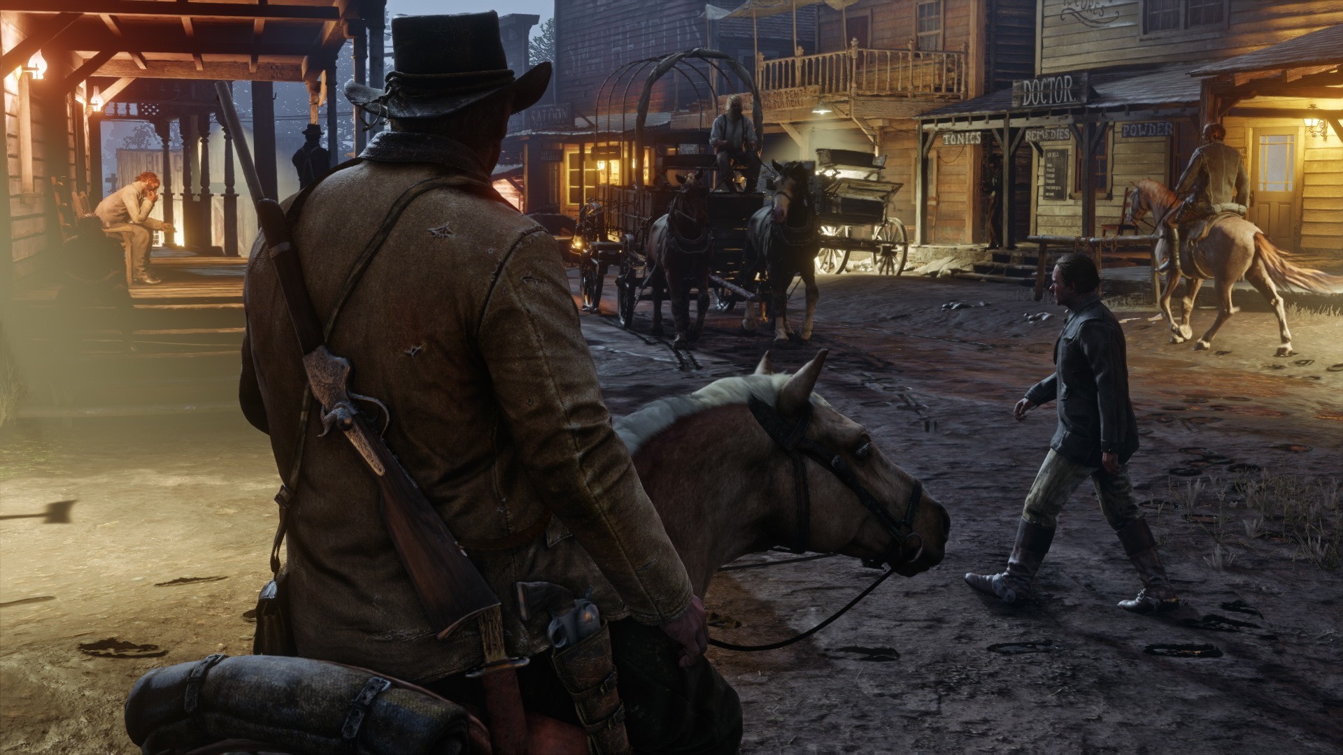 Red Dead Redemption 2, western, Valentine (town), video games, cowboys, Red Dead Redemption Gallery HD Wallpaper