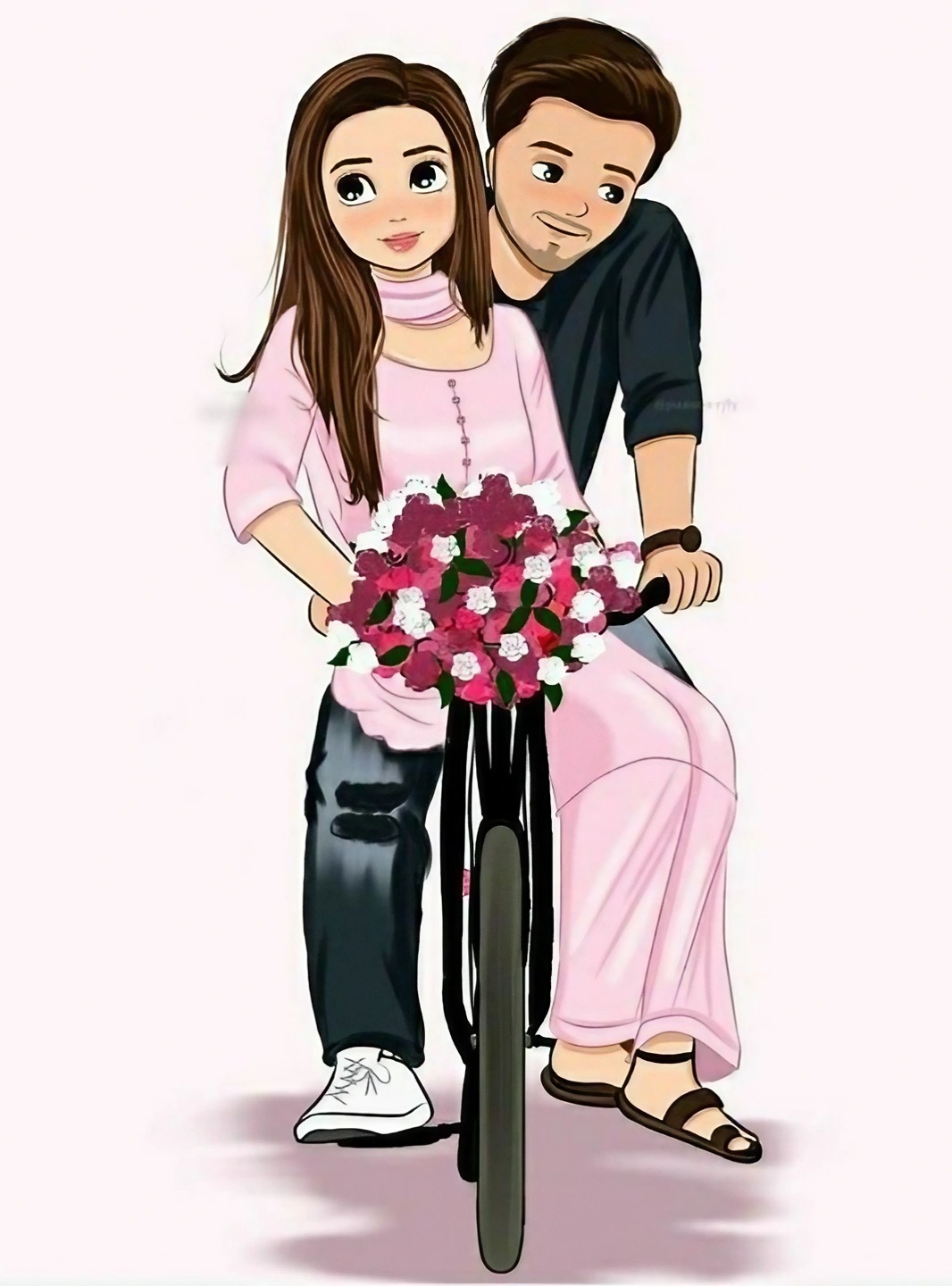 Caring couple Wallpaper Download