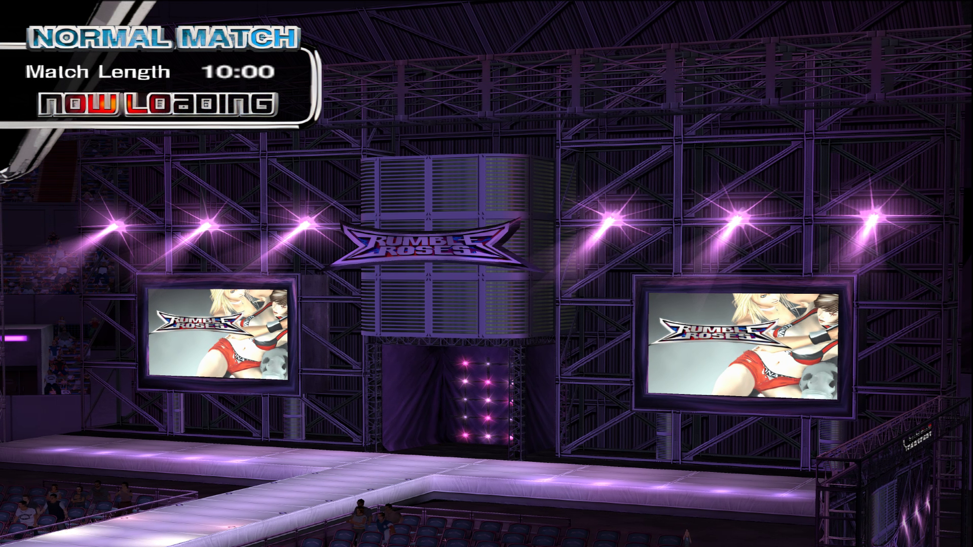 Any advice on what I can do with this Rumble Roses stage? Trying to be faithful to the PS2 arenas but feel it could be more interesting visually