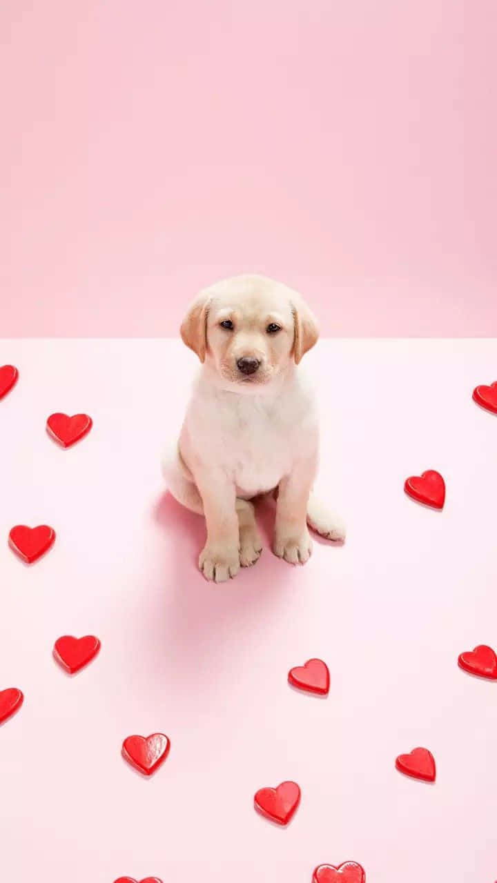 Download Adorable pink puppies play