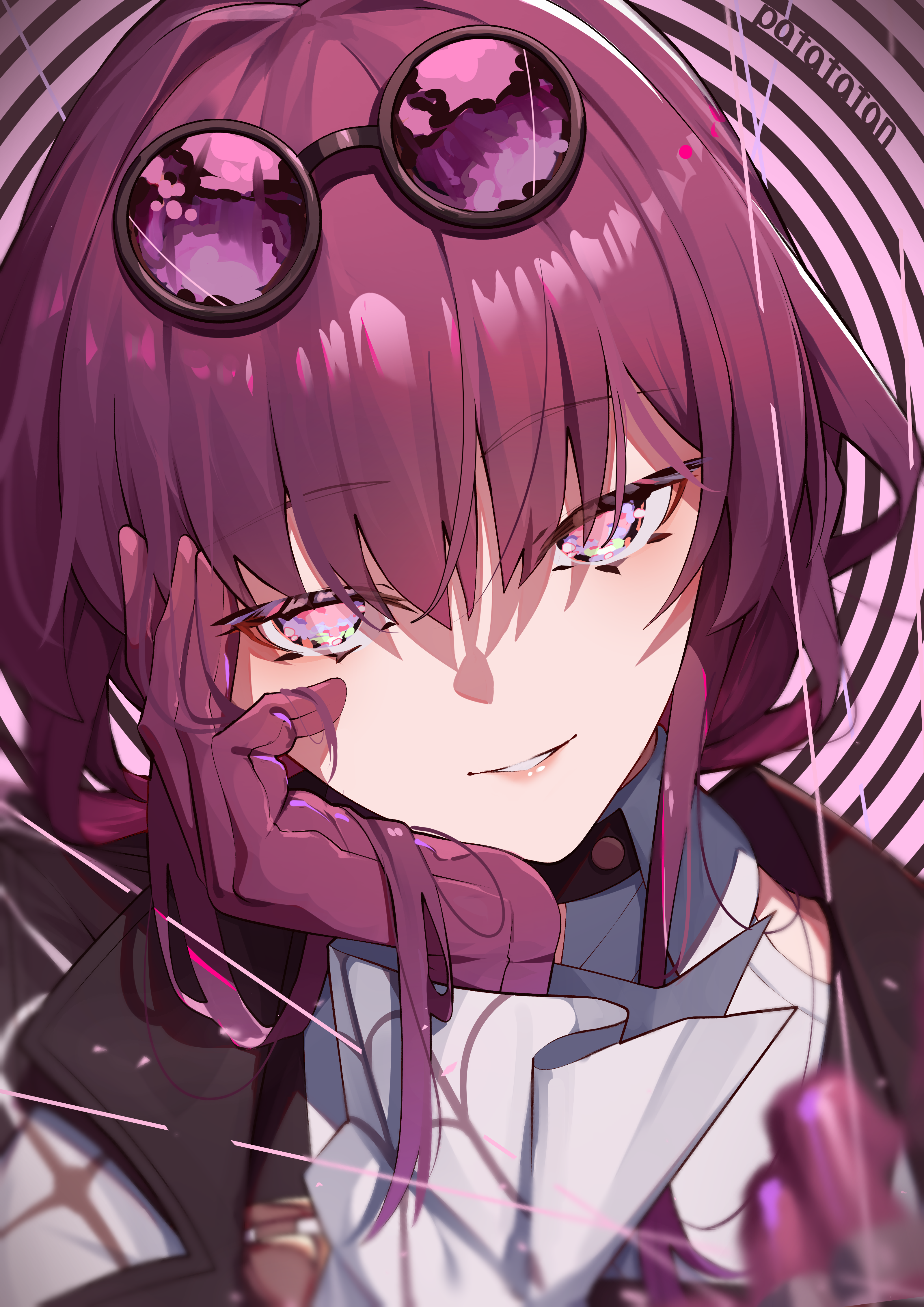 kafka (honkai and 1 more) drawn