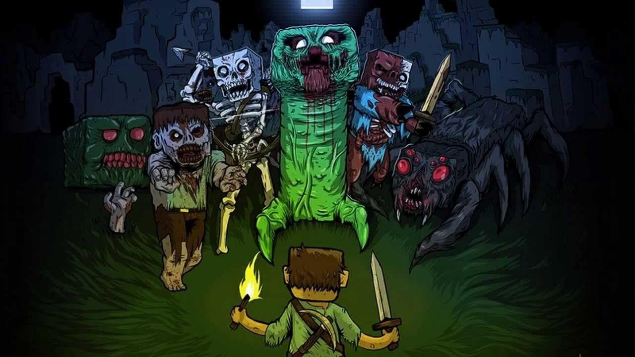 Scary Minecraft Wallpaper