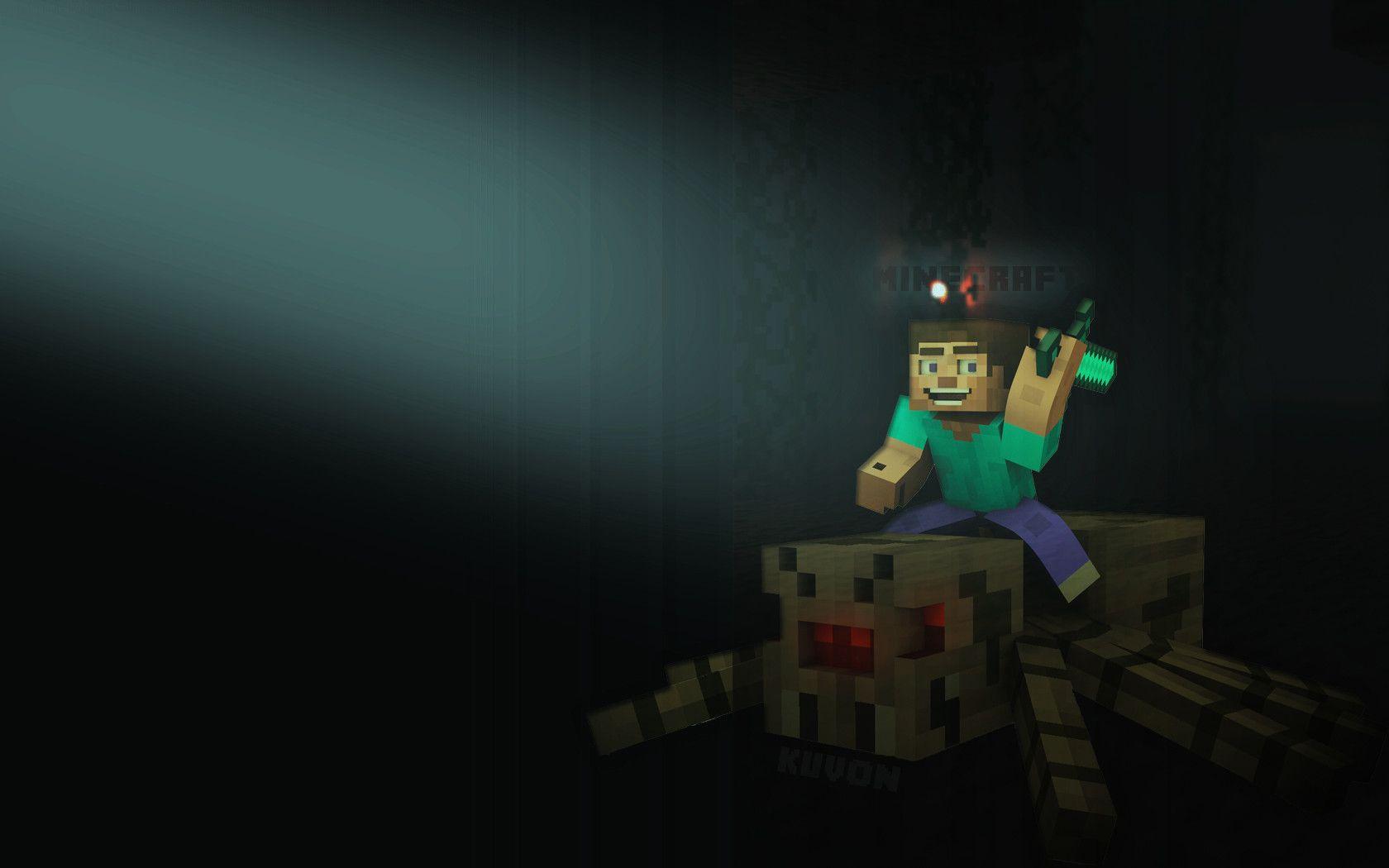 Scary Minecraft Wallpaper