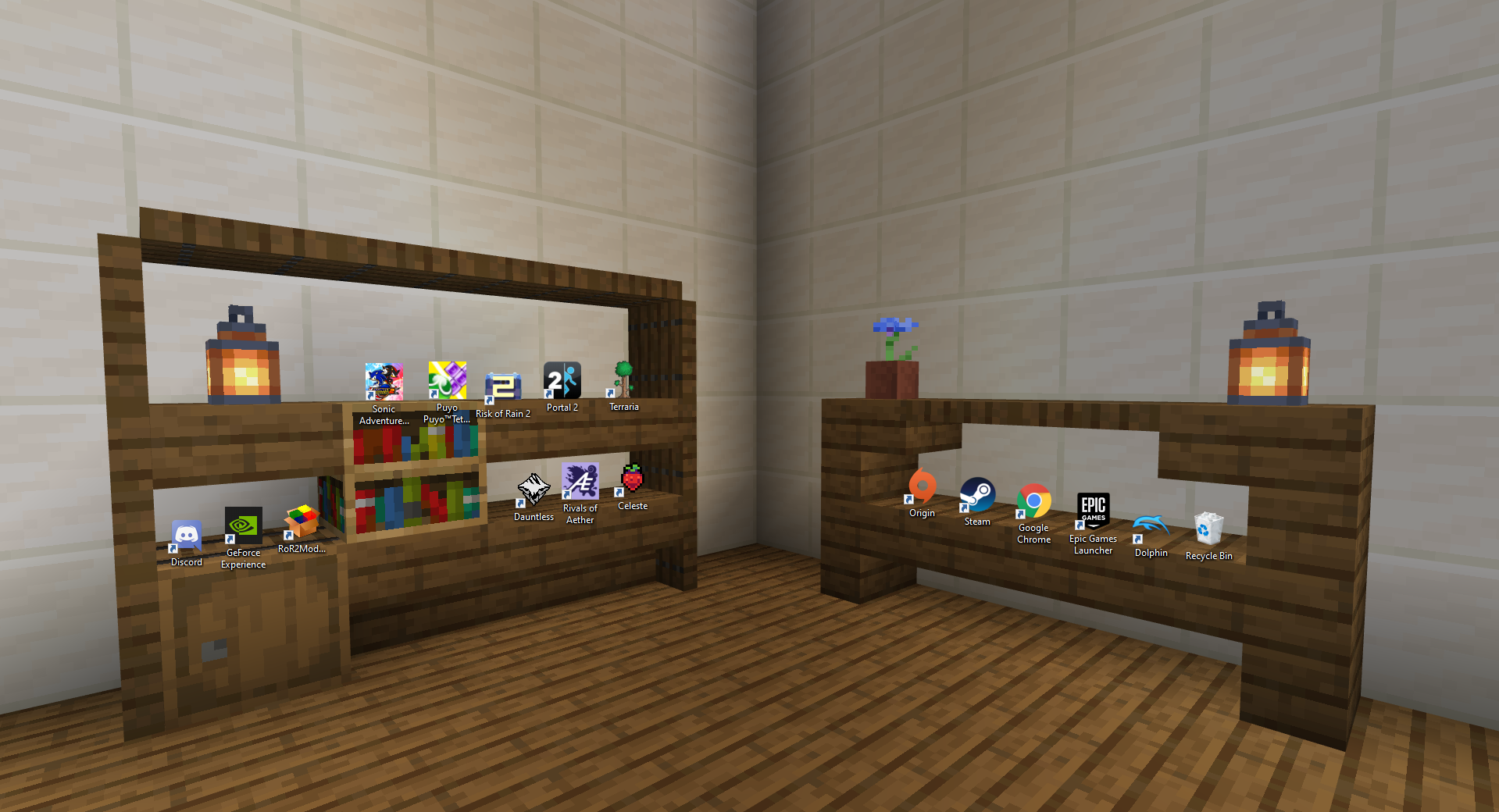 I saw other people making desktop wallpaper for their computers, so I decided to give it a go