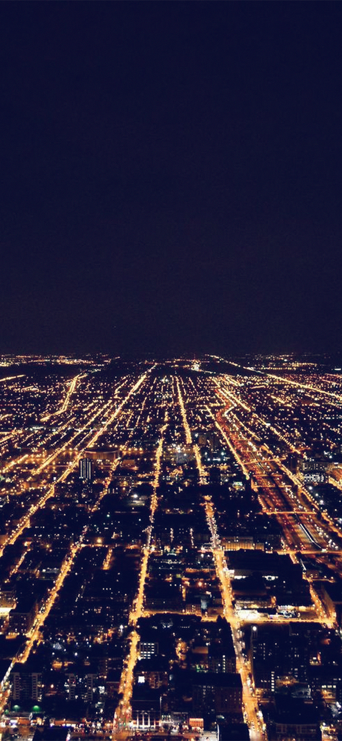 iPhone X wallpaper. night skyview city dark nature blue