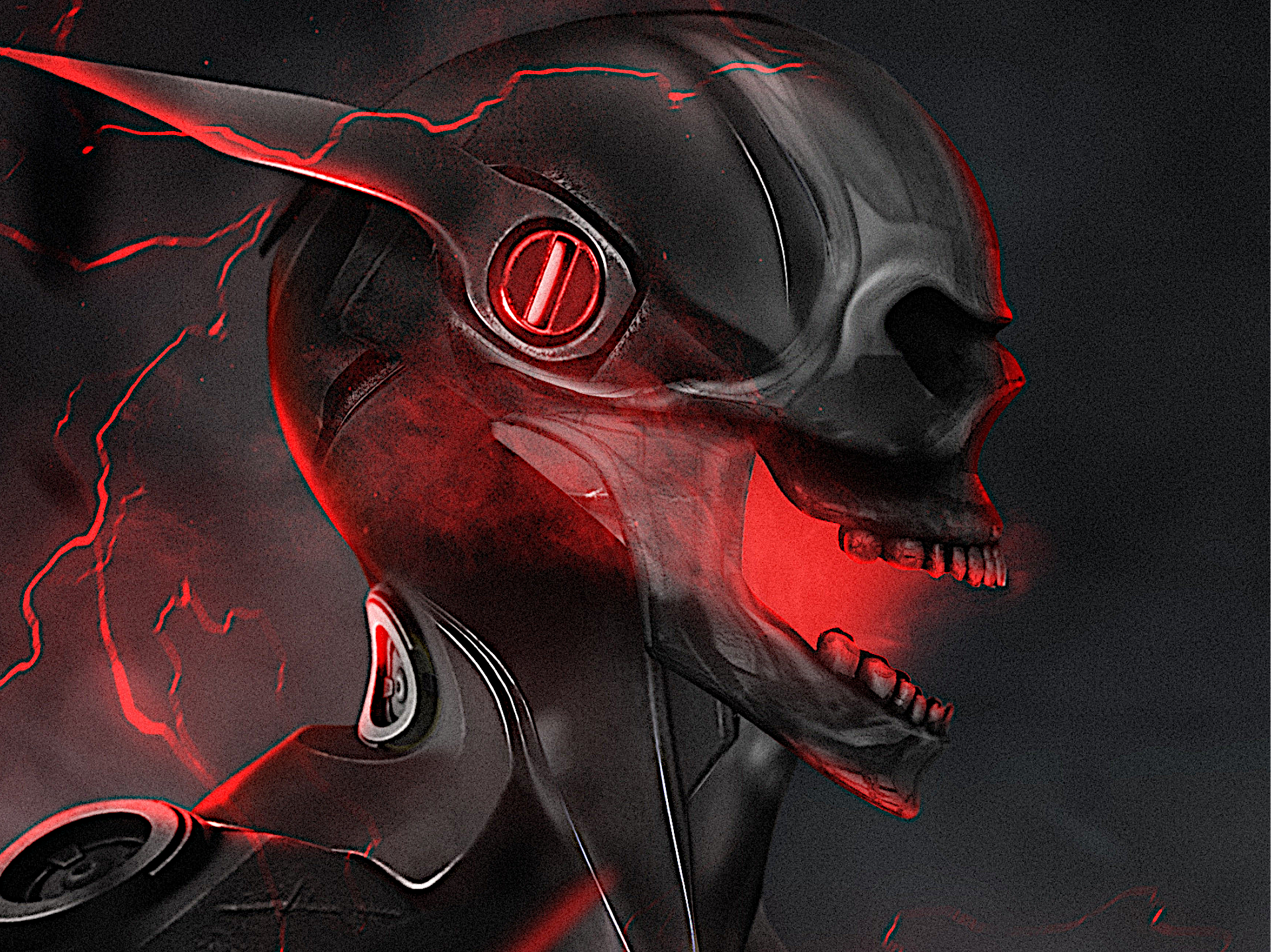 Download Comic Black Flash HD Wallpaper