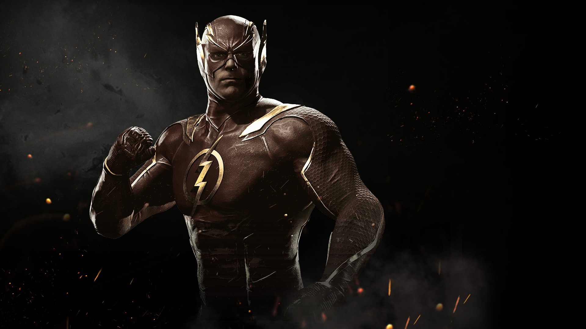 Desktop Wallpaper The Flash, Injustice 2 Video Game, Dc Comics, Dark, HD Image, Picture, Background, Co88uw