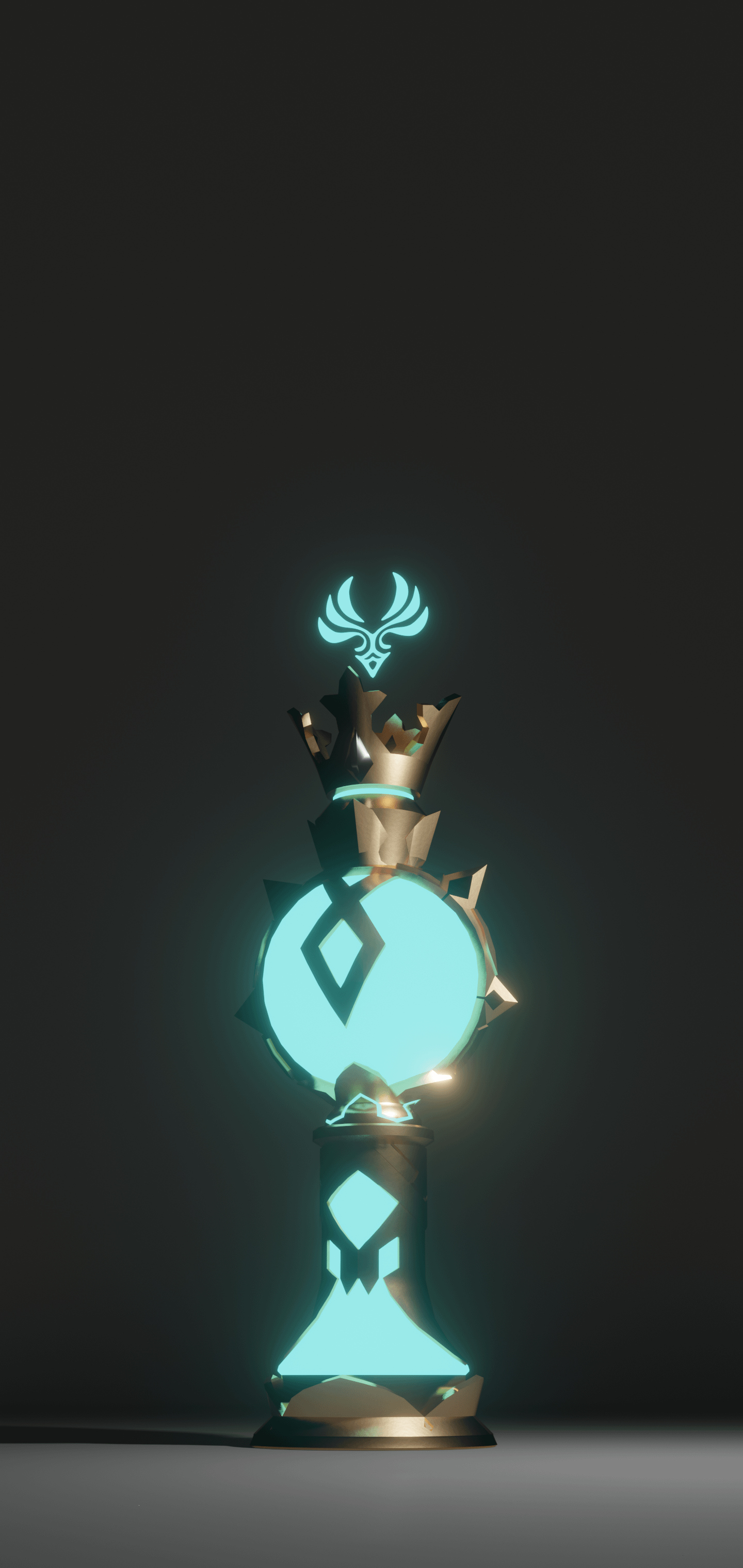 Had A Hard Time Finding A Good Wallpaper Of Venti's Gnosis. So I Made My Own Using Blender :), R Genshin_Impact