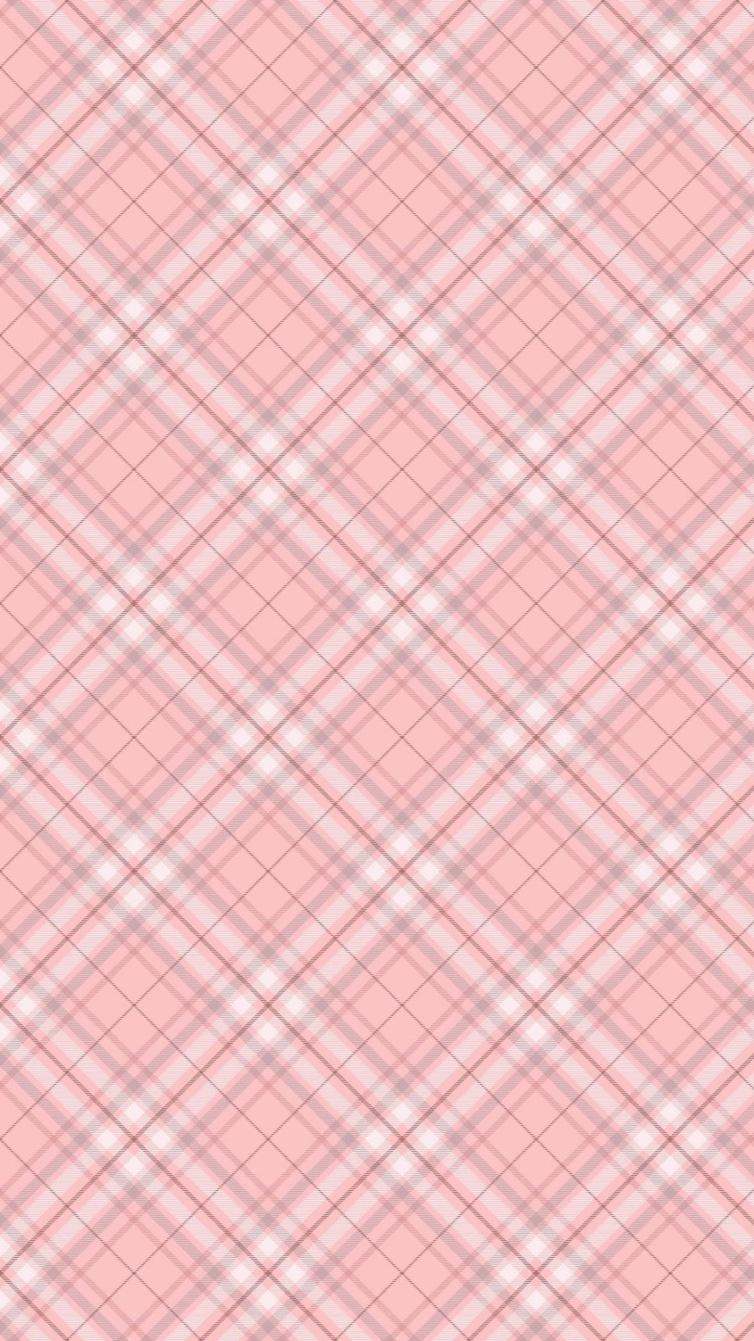 hot pink diagonal plaid Pattern Wallpaper for Walls