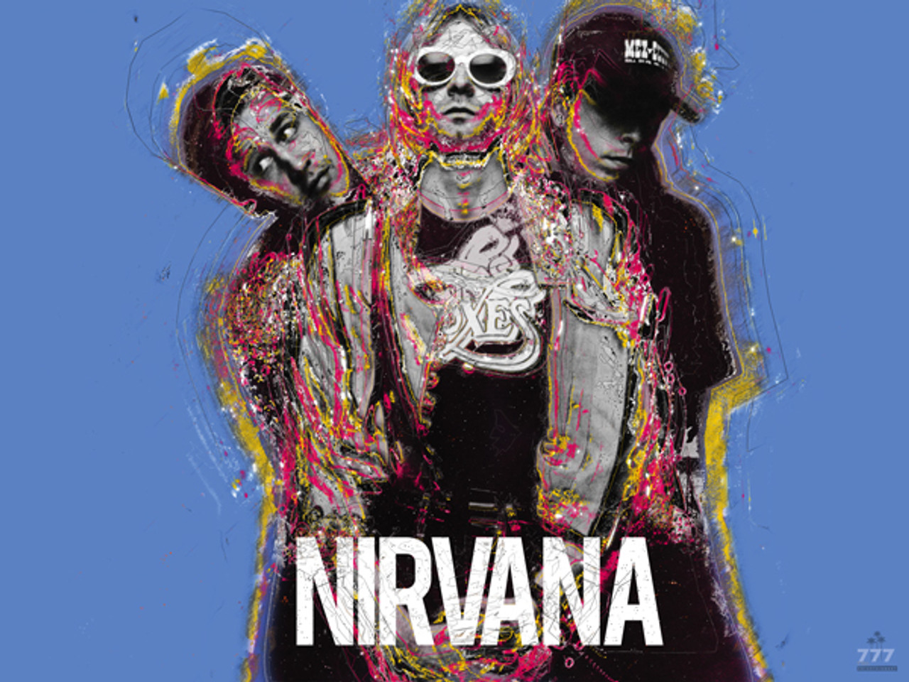 Nirvana Poster Music Wall Art Print (24x18)
