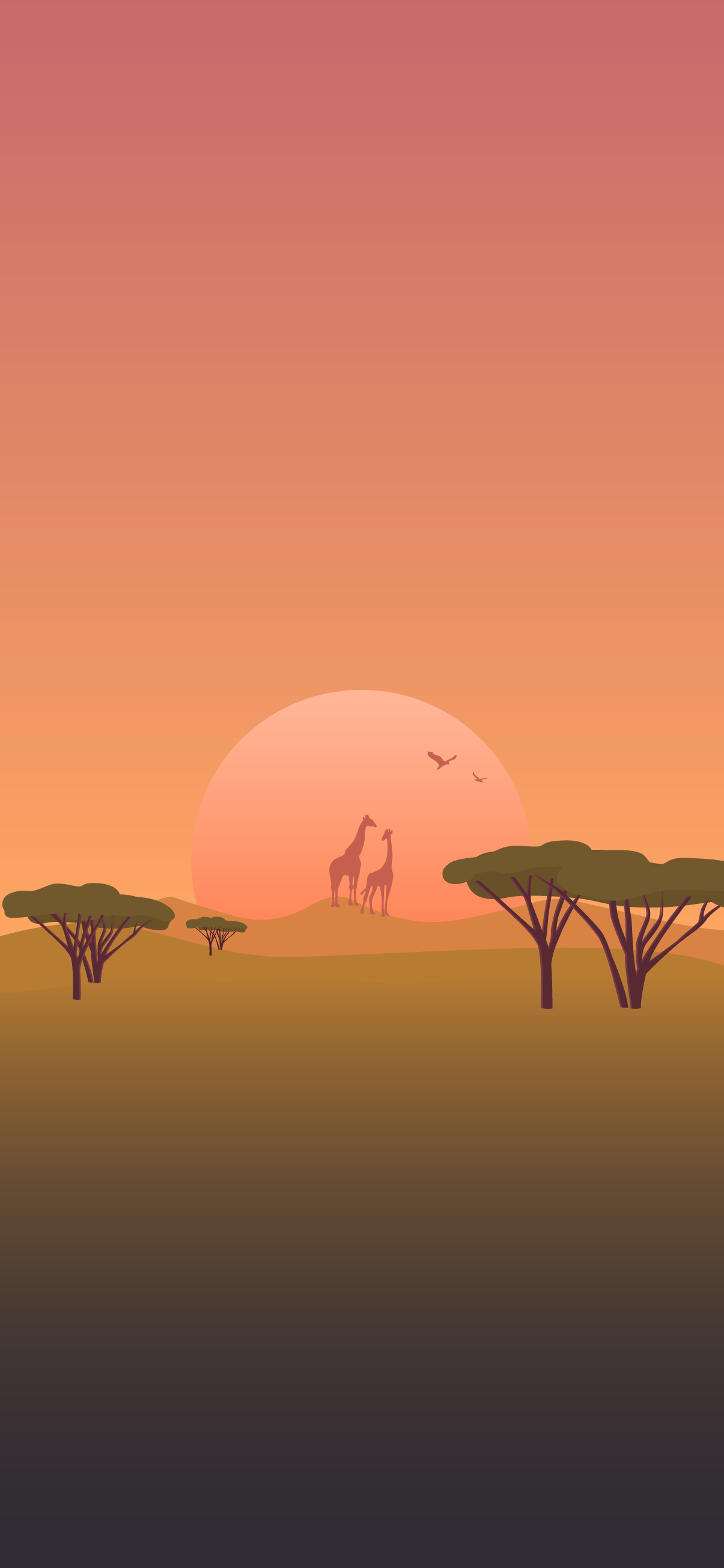 African Savannah Landscape iphone wallpaper HD 4k